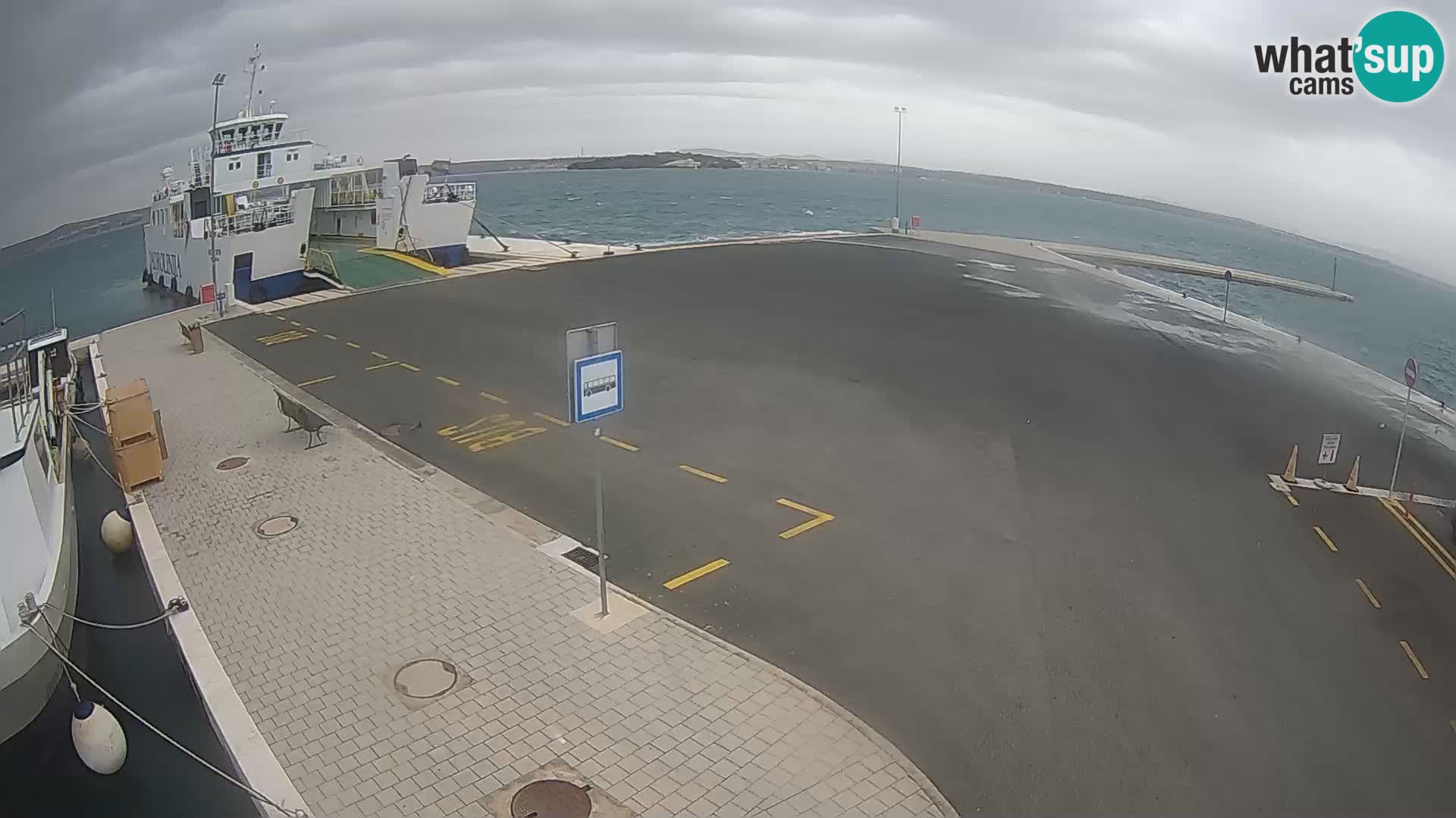 Tkon Live cam – ferry – Dalmatia – Croatia