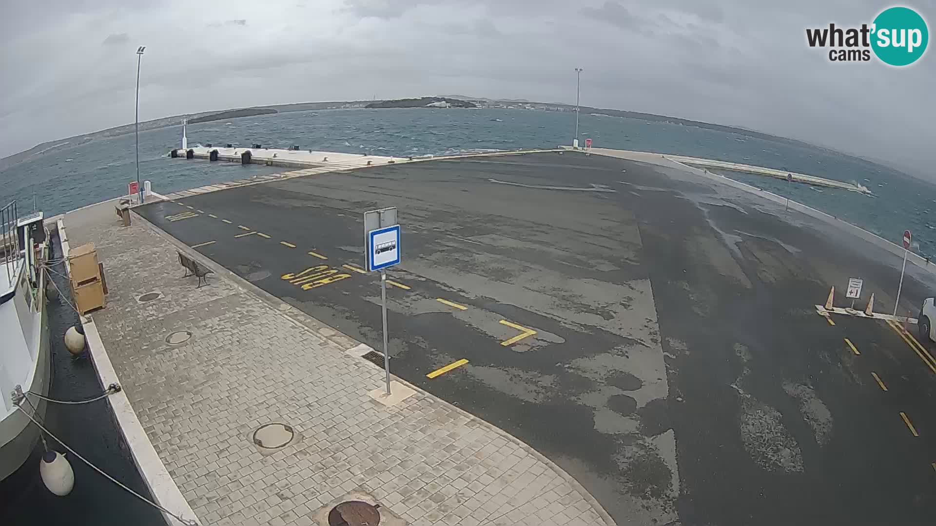 Tkon Live cam – ferry – Dalmatie – Croatie