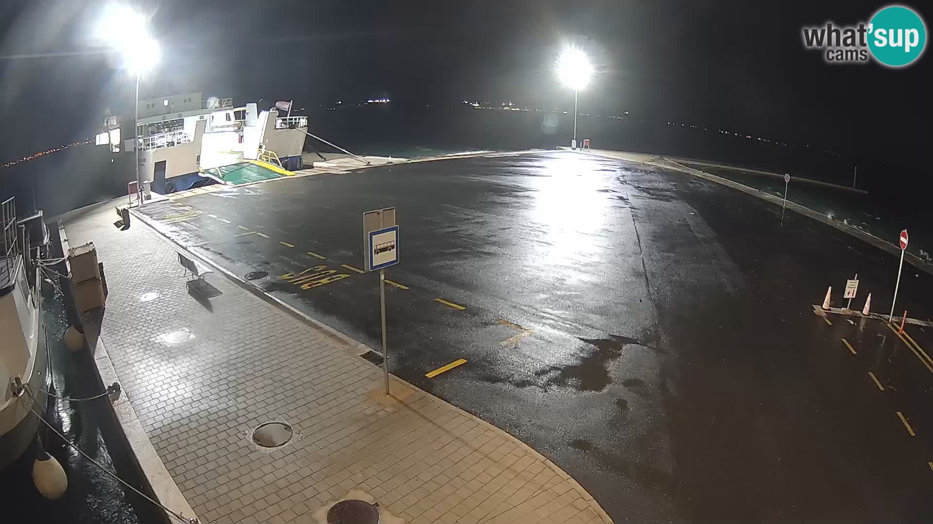 Tkon Live cam – ferry – Dalmatie – Croatie