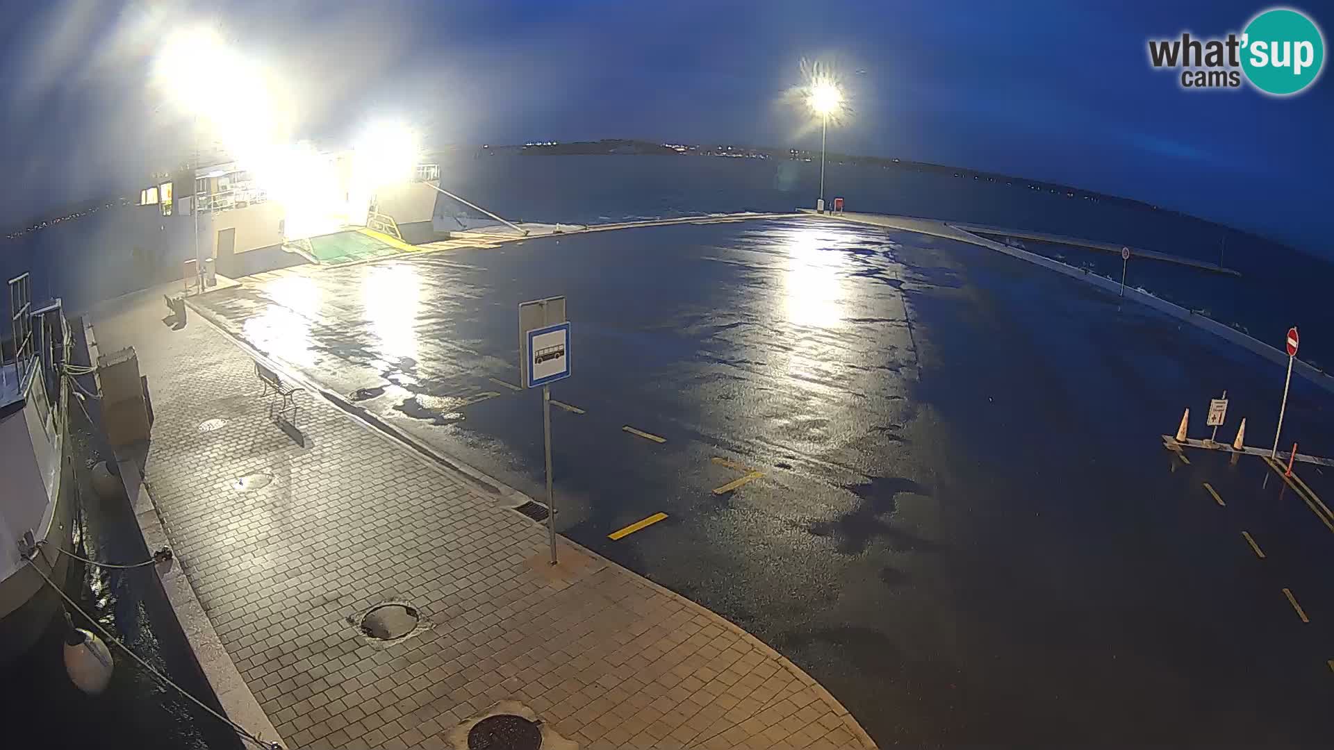 Tkon Live cam – ferry – Dalmatie – Croatie