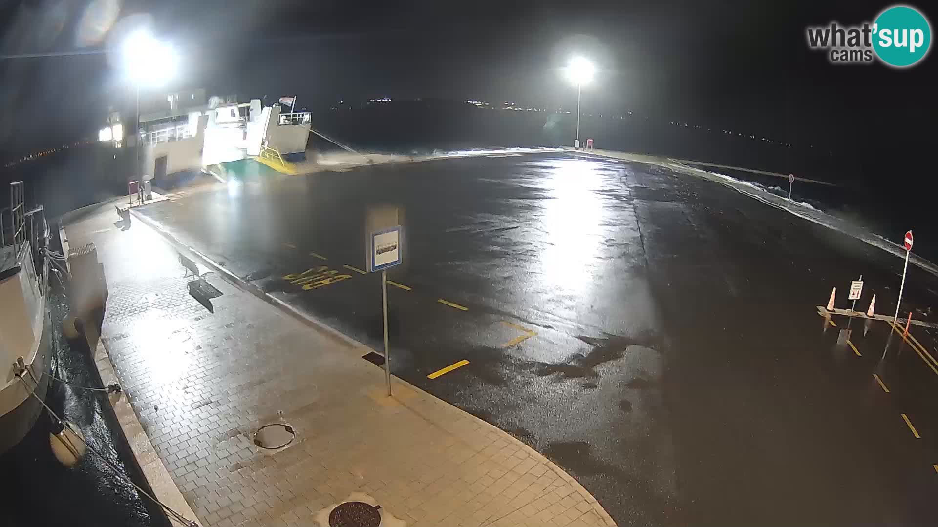 Tkon Live cam – ferry – Dalmatie – Croatie