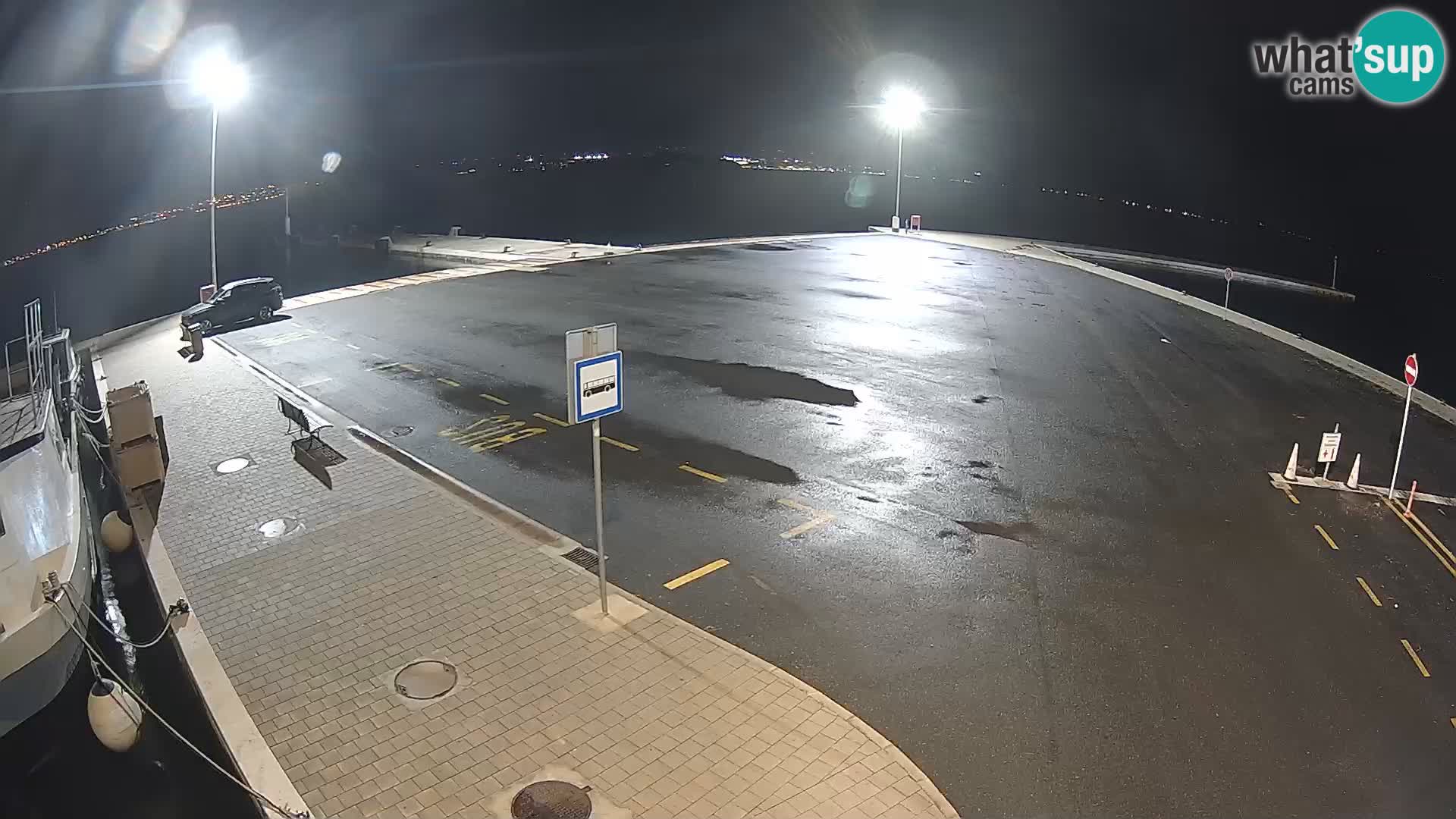 Tkon Live cam – ferry – Dalmatie – Croatie