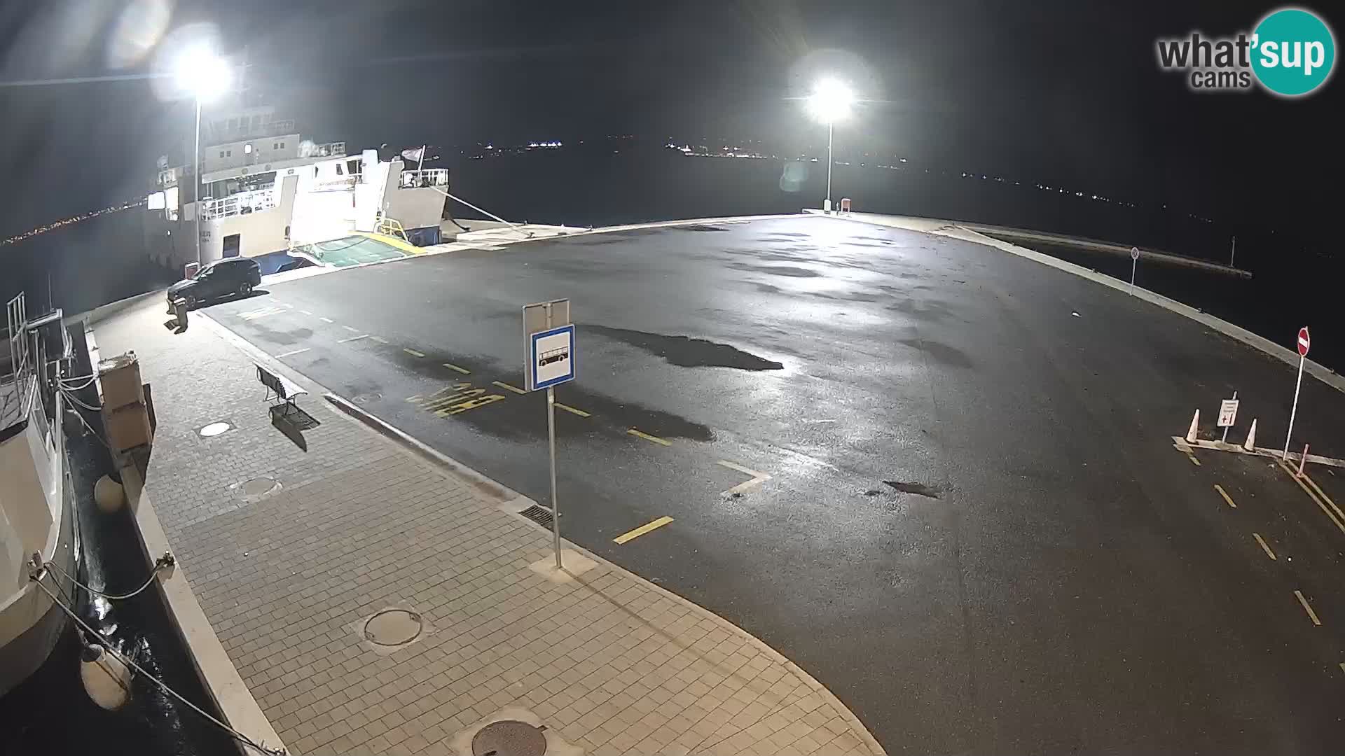 Tkon v živo – trajekt – Dalmacija – Hrvaška