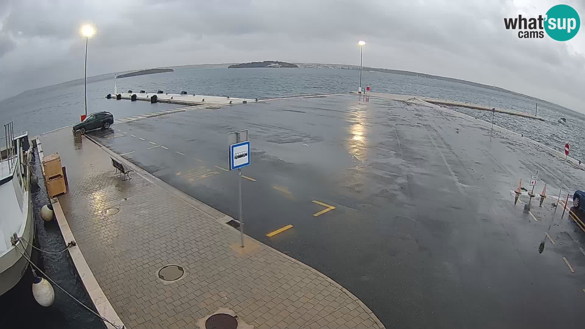 Tkon Live cam – ferry – Dalmatie – Croatie