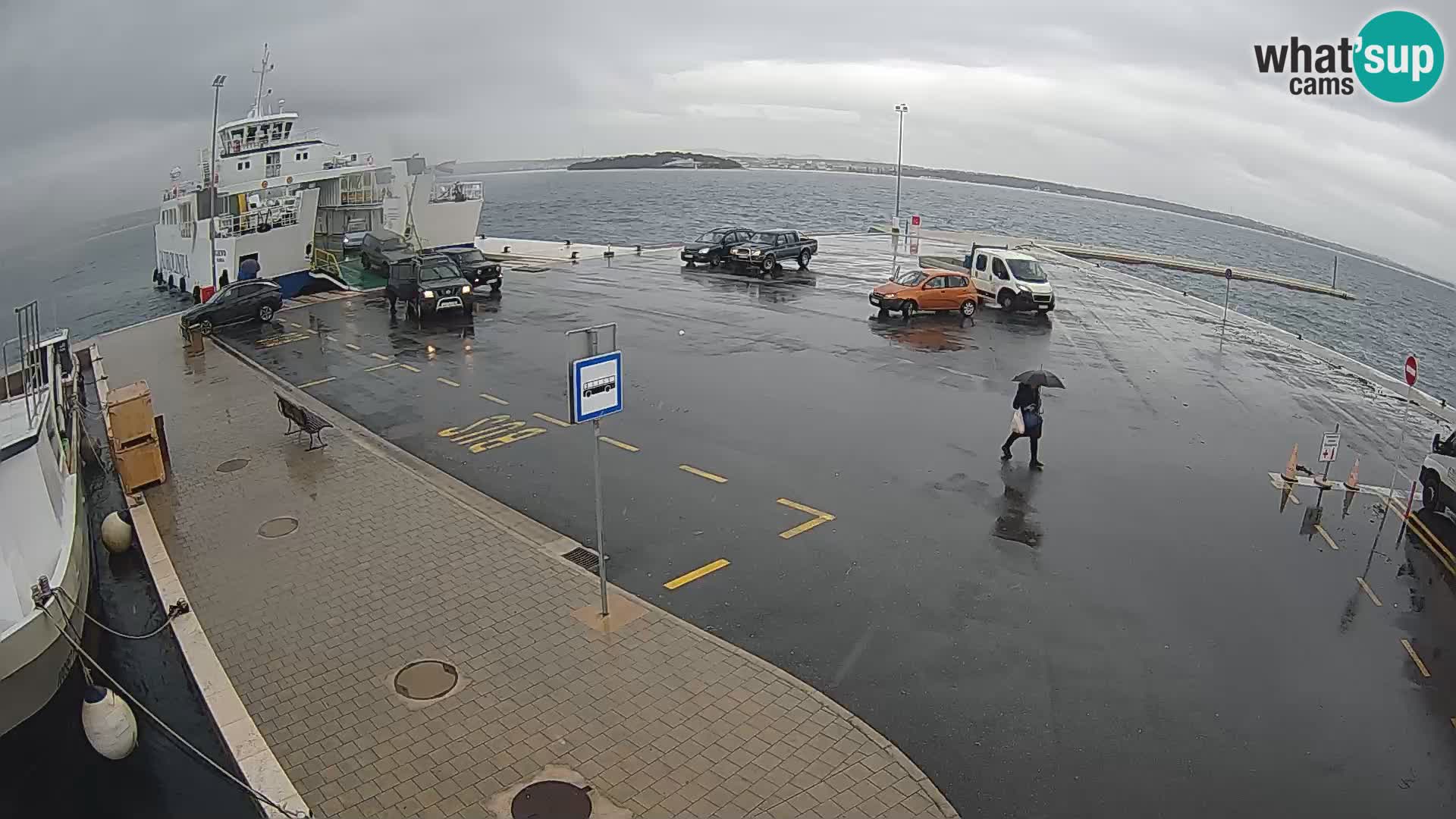Tkon Live cam – ferry – Dalmatia – Croatia