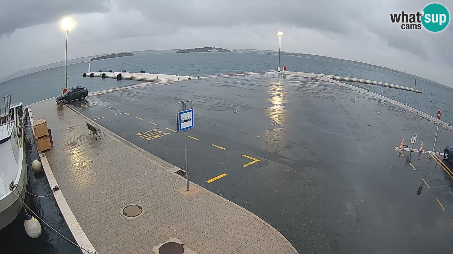 Tkon Live cam – ferry – Dalmatie – Croatie