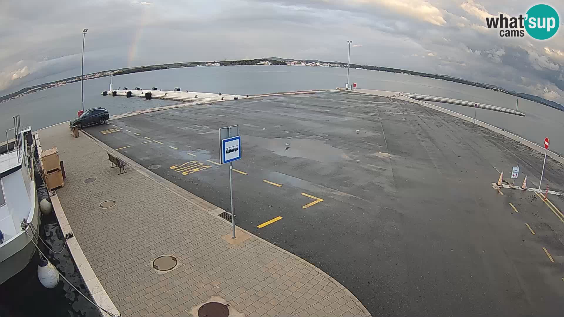 Tkon Live cam – ferry – Dalmatie – Croatie