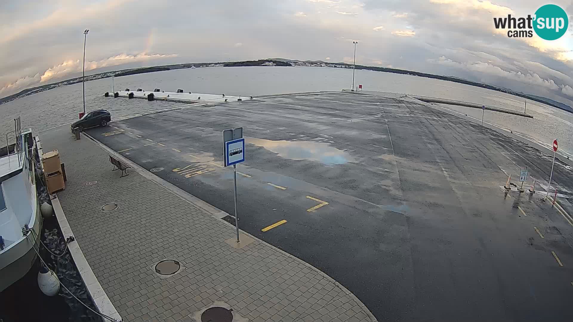 Tkon Live cam – ferry – Dalmatie – Croatie