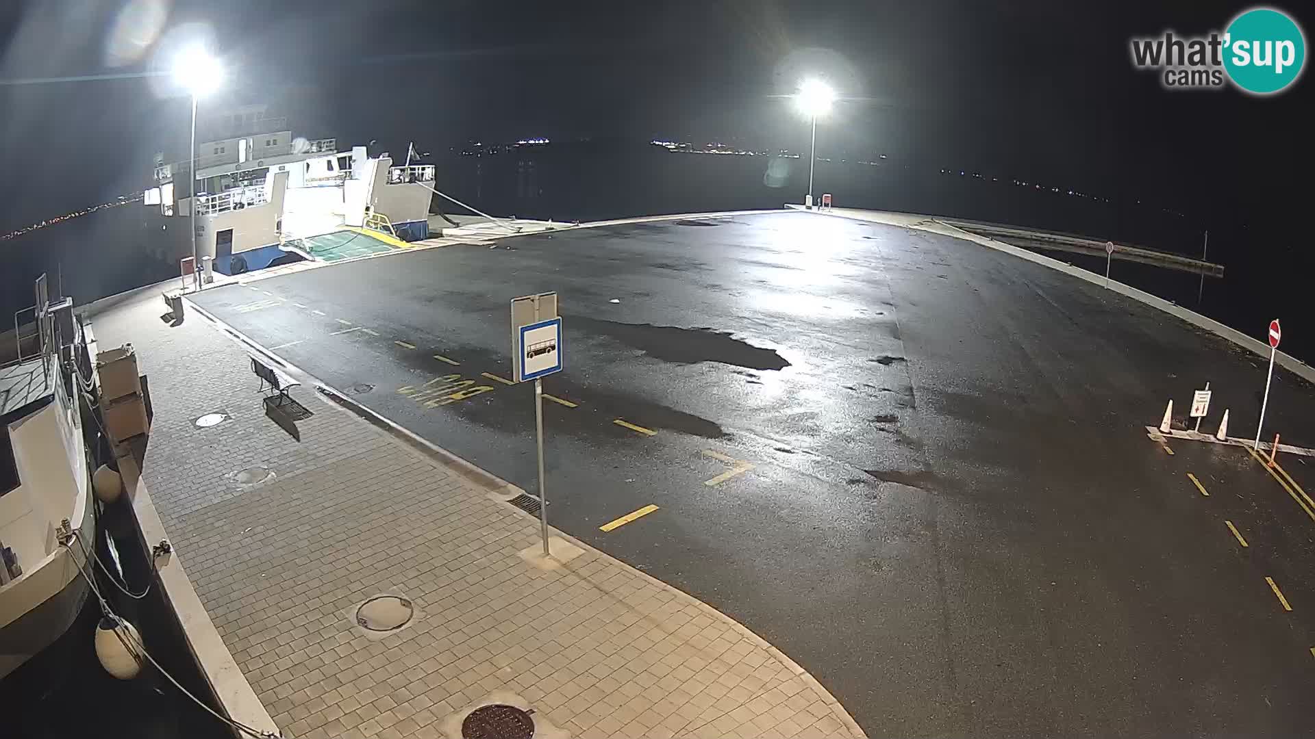 Tkon Live cam – ferry – Dalmatie – Croatie