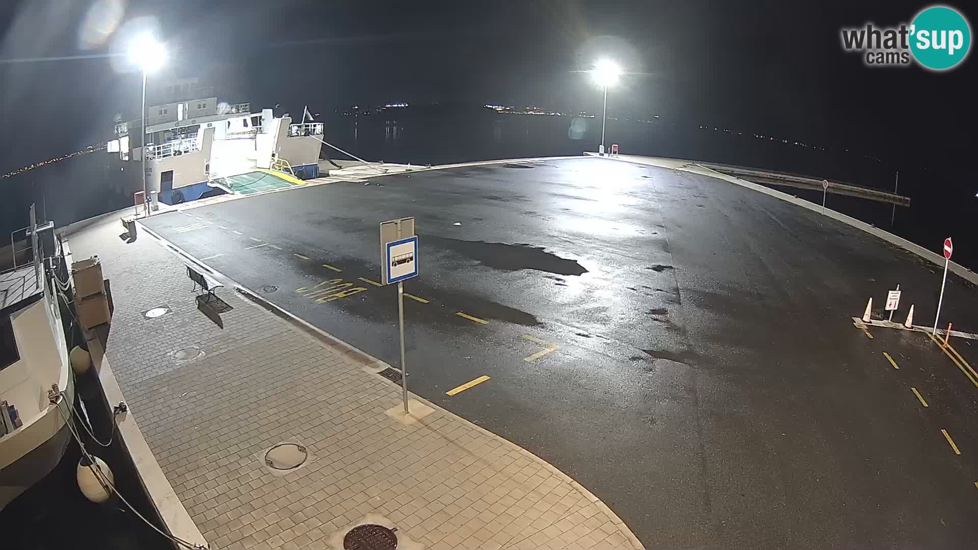 Tkon Live cam – ferry – Dalmatie – Croatie