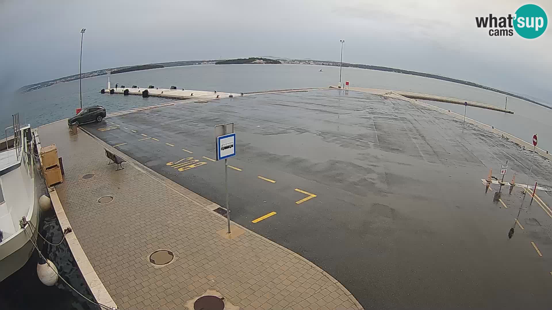 Tkon Live cam – ferry – Dalmatie – Croatie
