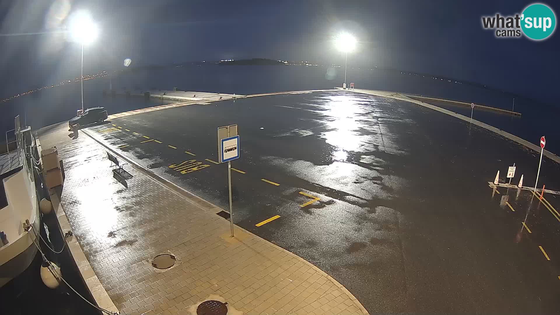 Tkon Live cam – ferry – Dalmatie – Croatie