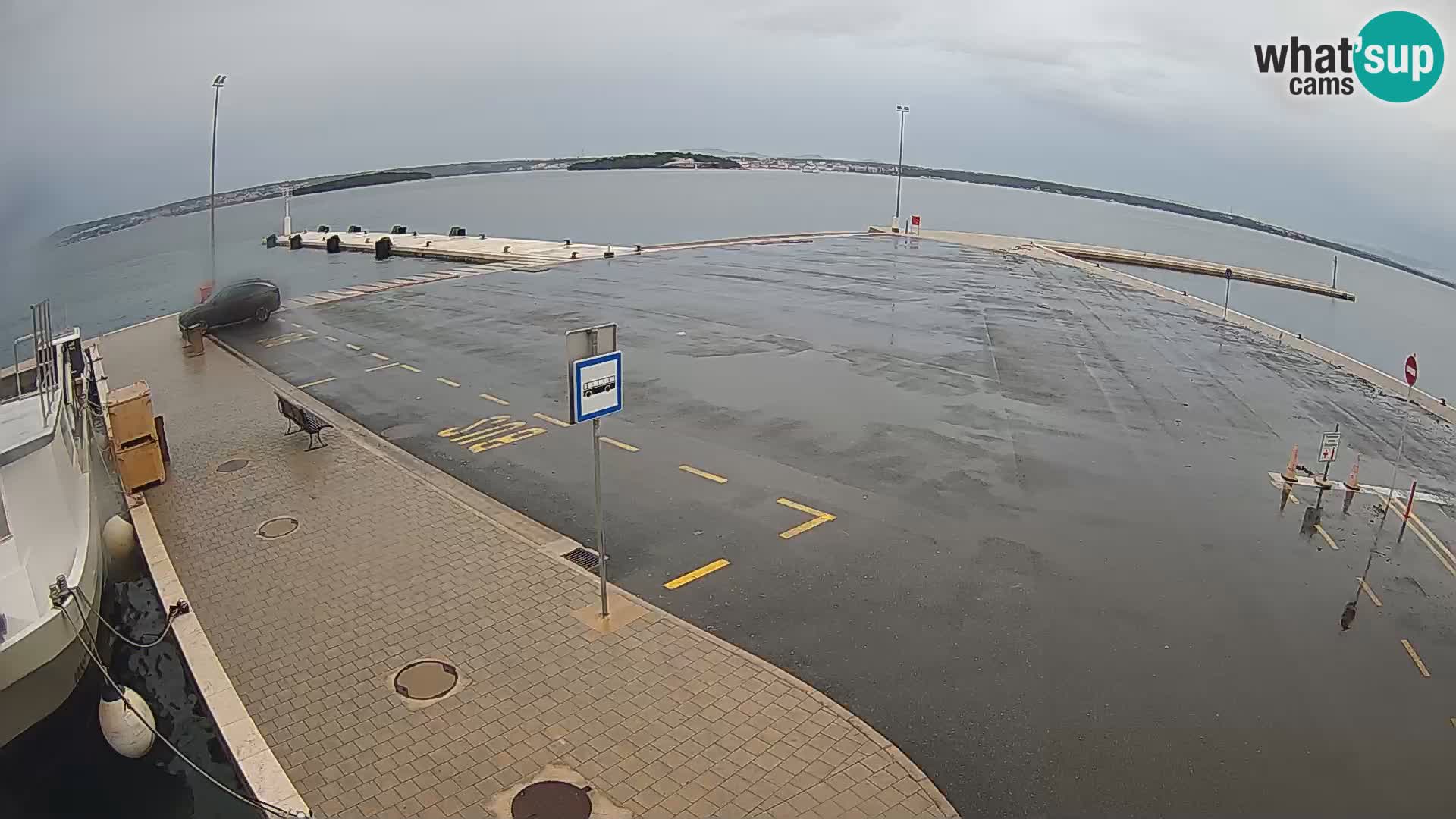 Tkon Live cam – ferry – Dalmatie – Croatie