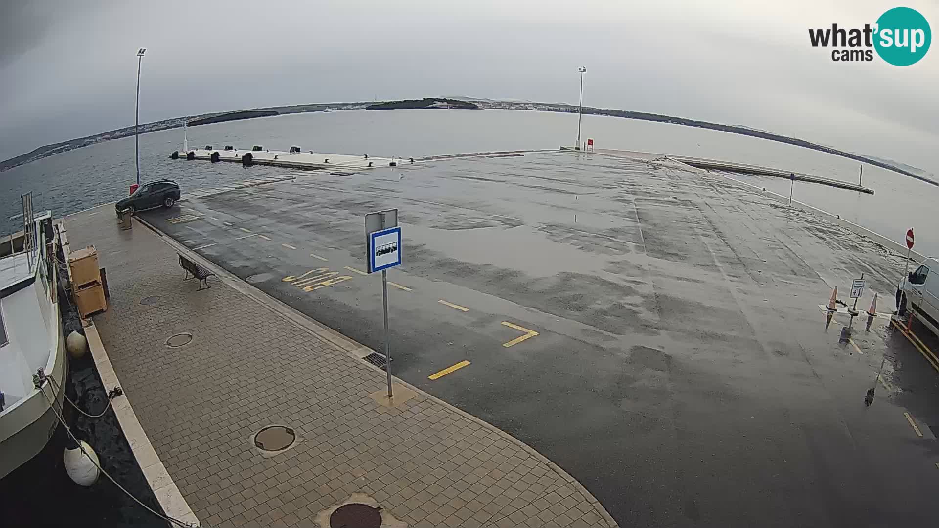 Tkon Live cam – ferry – Dalmatie – Croatie