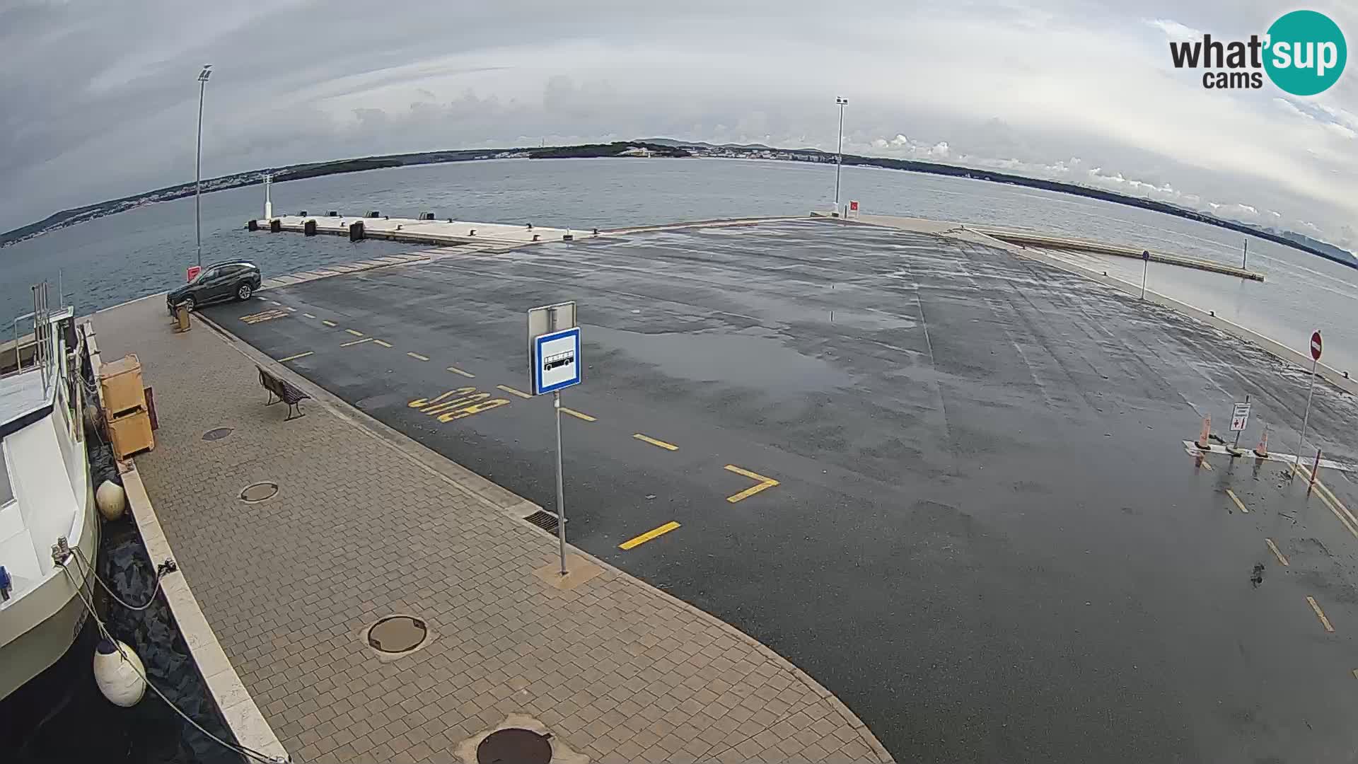 Tkon Live cam – ferry – Dalmatie – Croatie