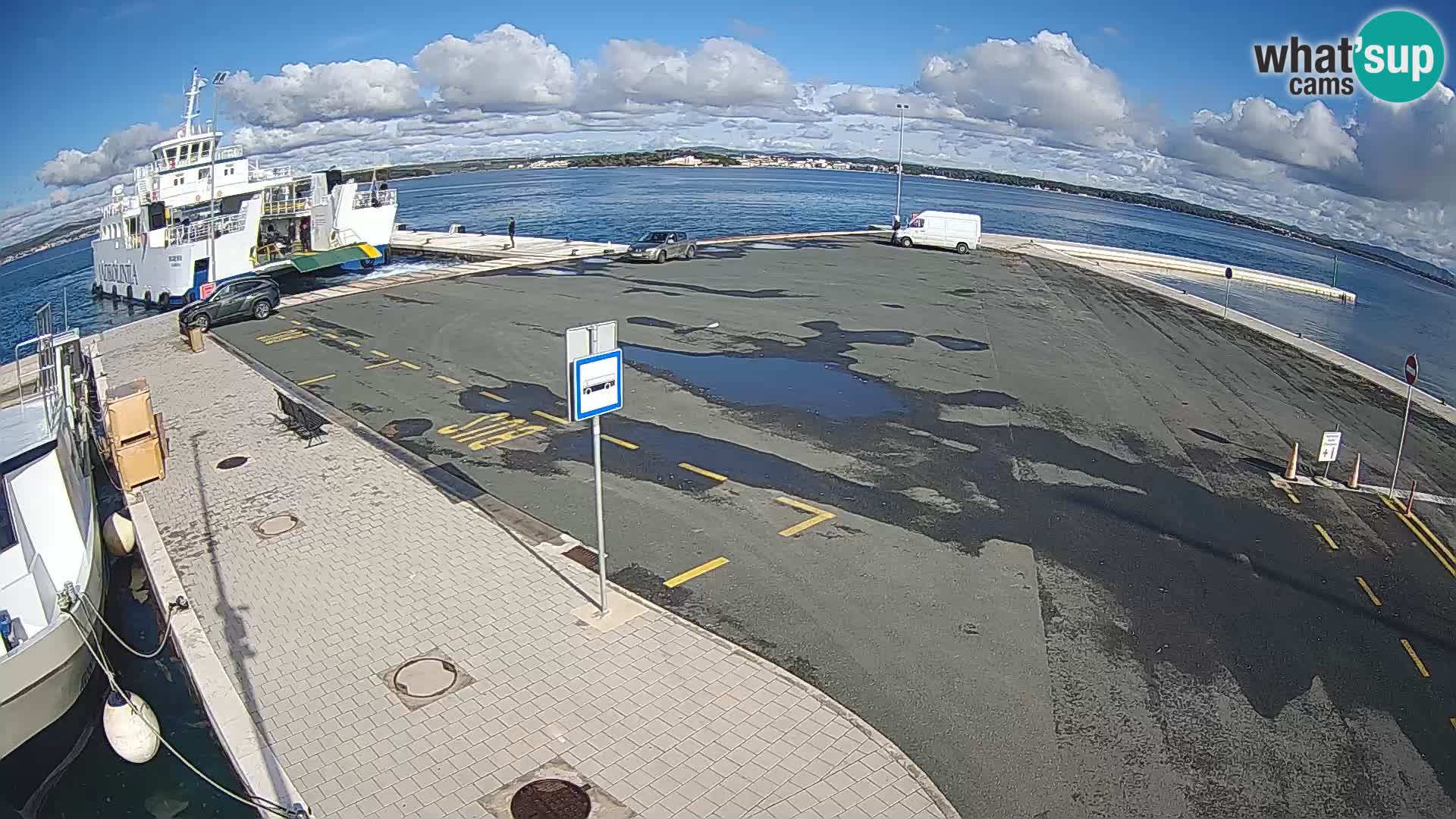 Tkon Live cam – traghetto – Dalmazia – Croazia