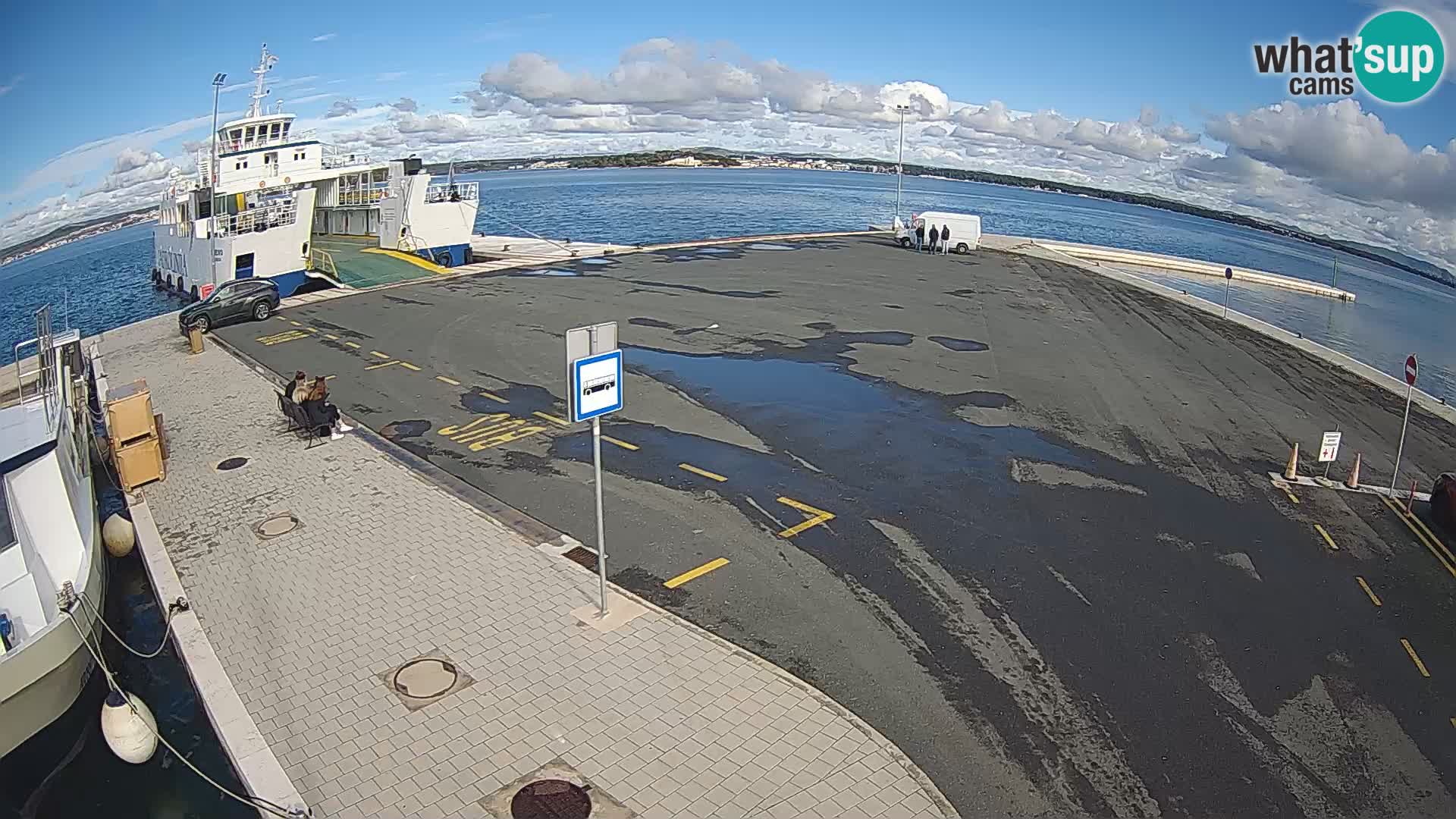 Tkon Live cam – ferry – Dalmatia – Croatia