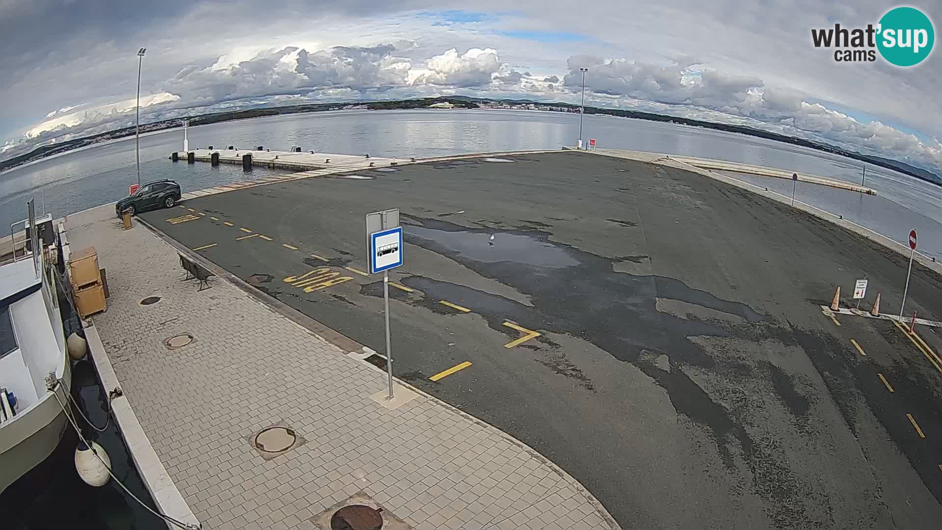 Tkon Live cam – ferry – Dalmatie – Croatie