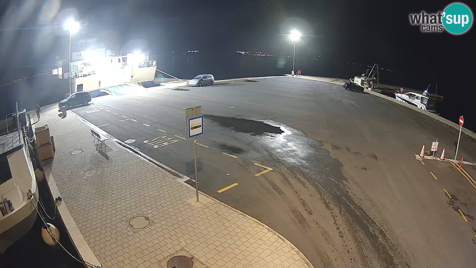 Tkon v živo – trajekt – Dalmacija – Hrvaška