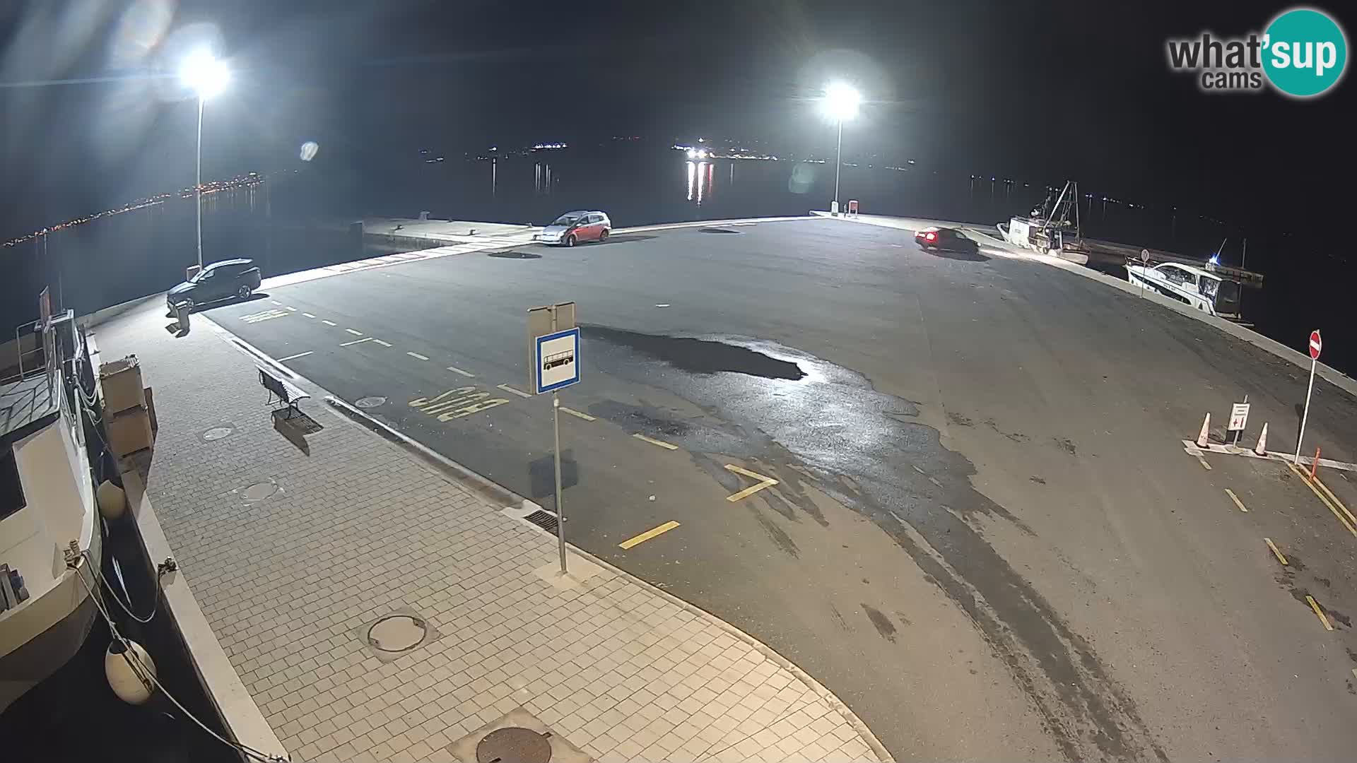 Tkon Live cam – ferry – Dalmatie – Croatie