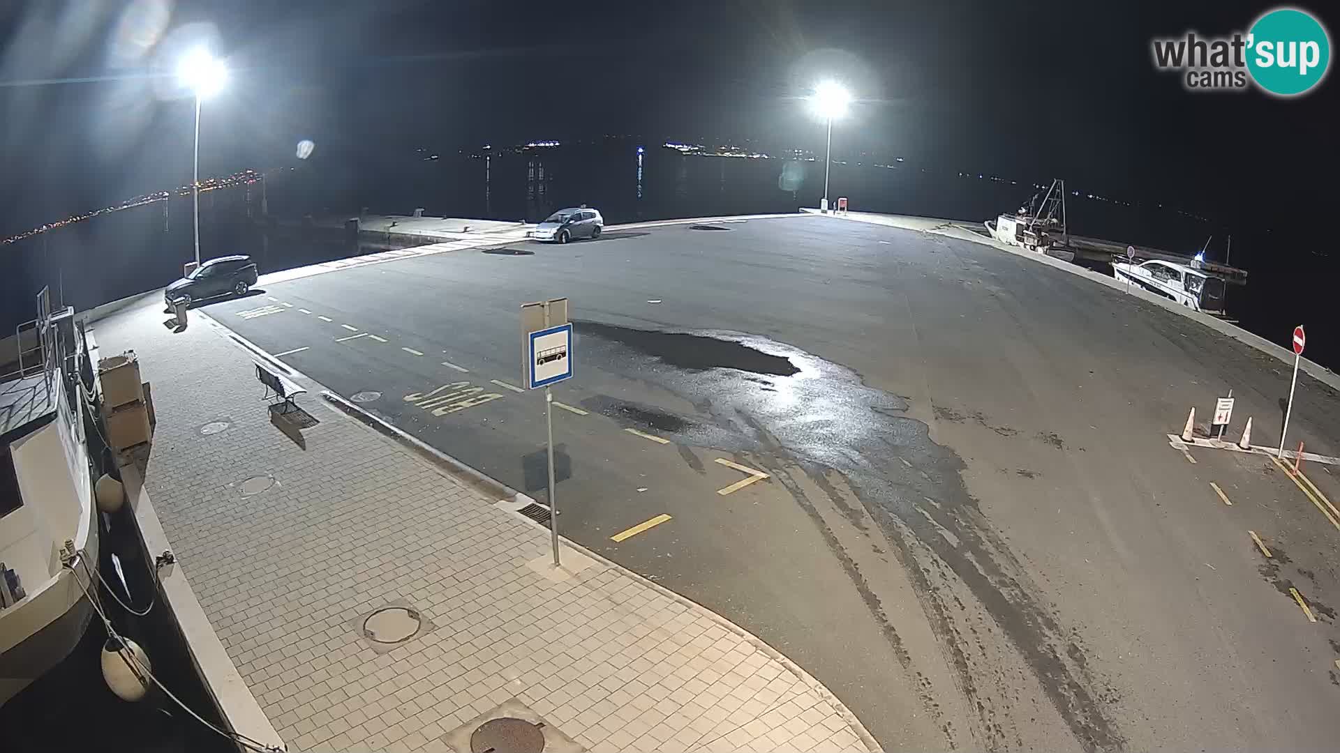 Tkon Live cam – ferry – Dalmatie – Croatie