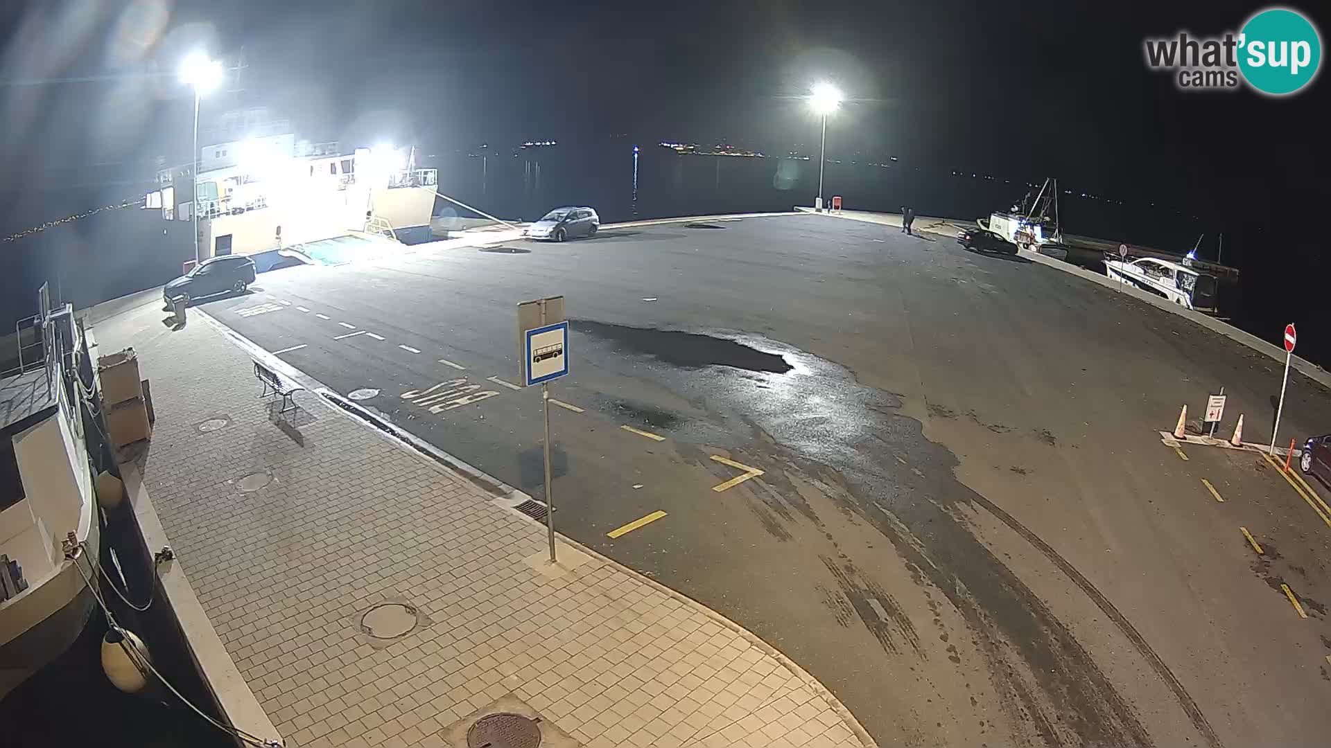 Tkon Live cam – ferry – Dalmatie – Croatie