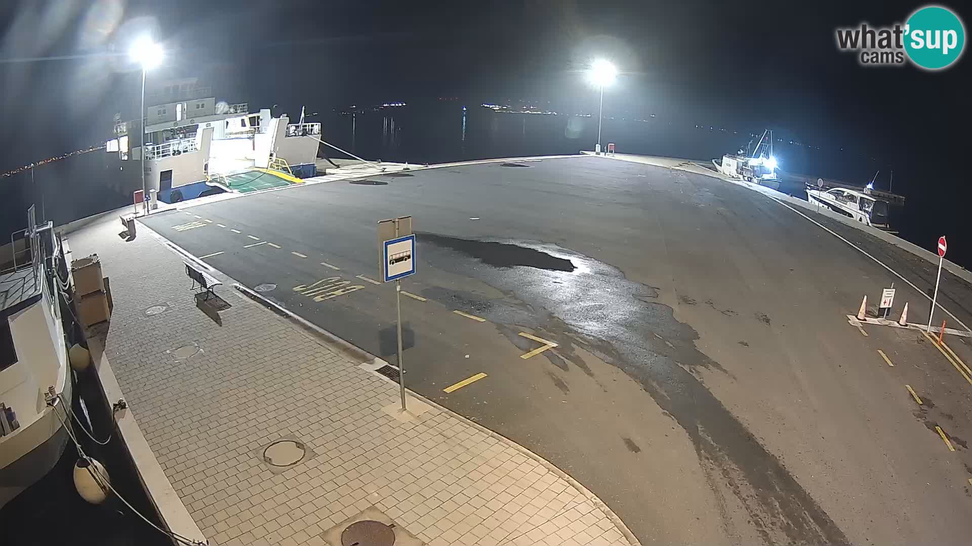 Tkon Live cam – ferry – Dalmatie – Croatie