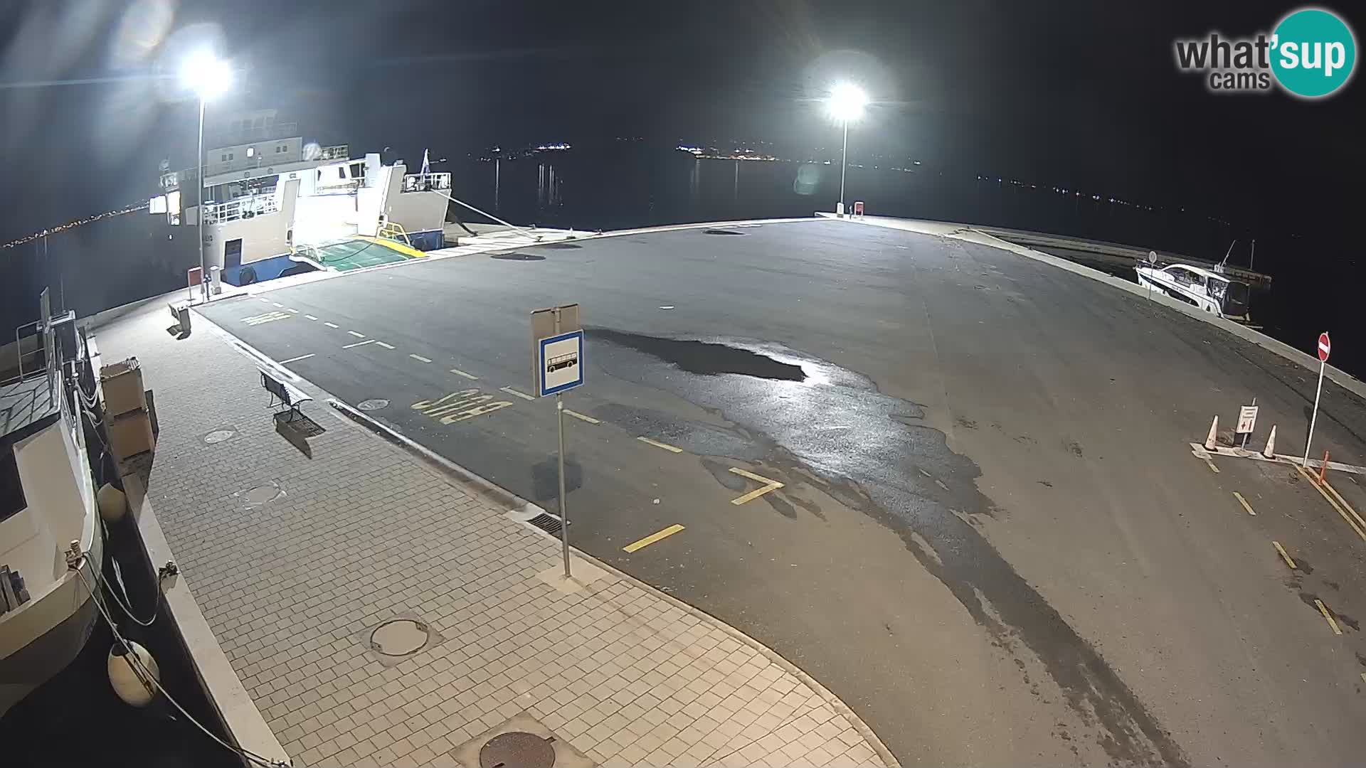 Tkon Live cam – ferry – Dalmatie – Croatie