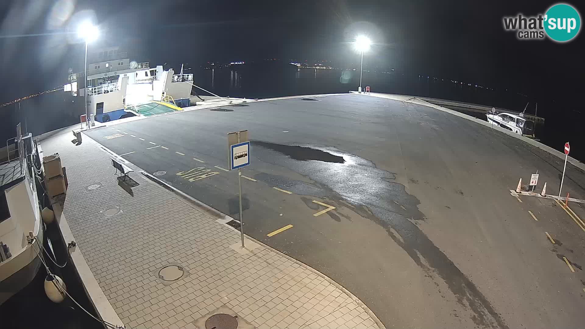 Tkon Live cam – ferry – Dalmatie – Croatie