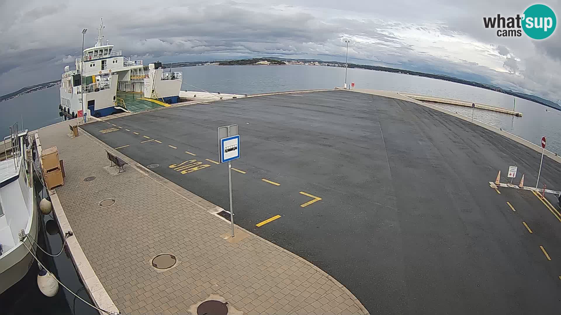Tkon Live cam – ferry – Dalmatie – Croatie