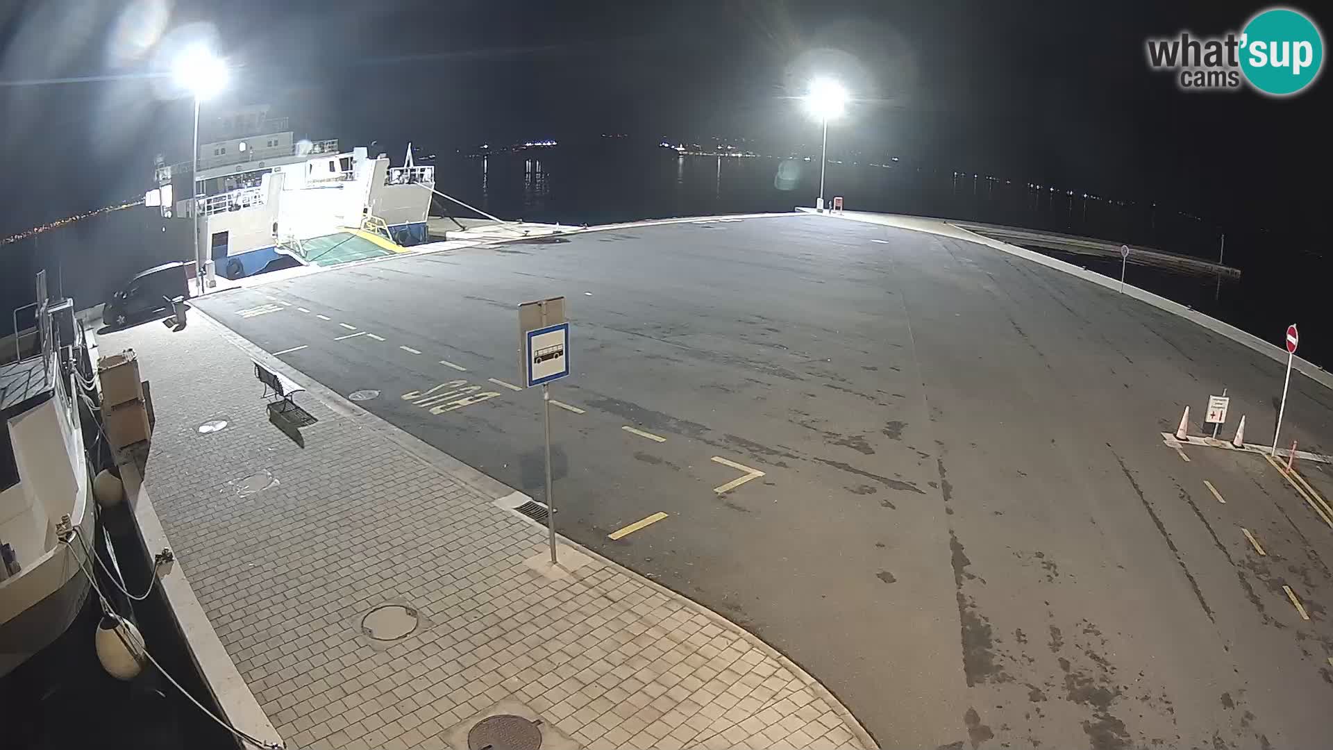 Tkon Live cam – ferry – Dalmatie – Croatie