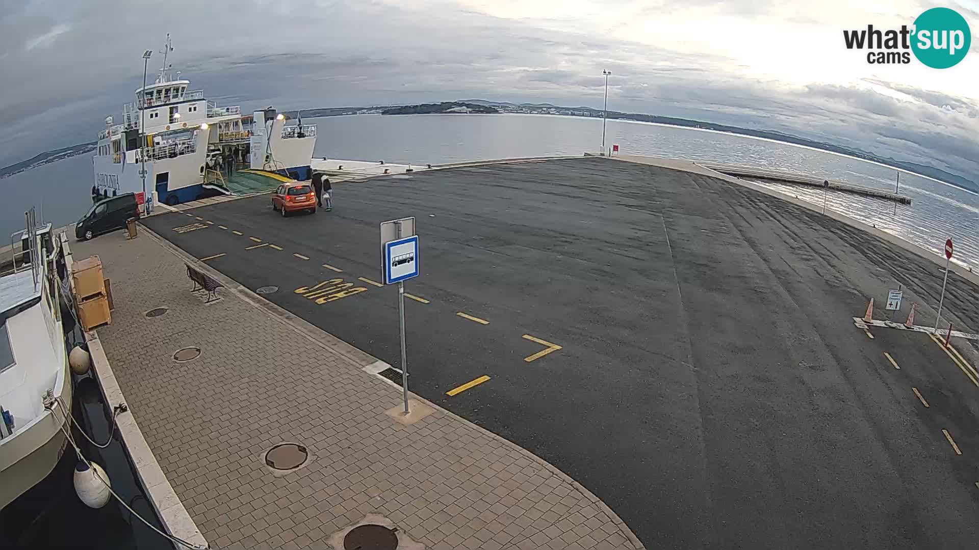 Tkon Live cam – traghetto – Dalmazia – Croazia