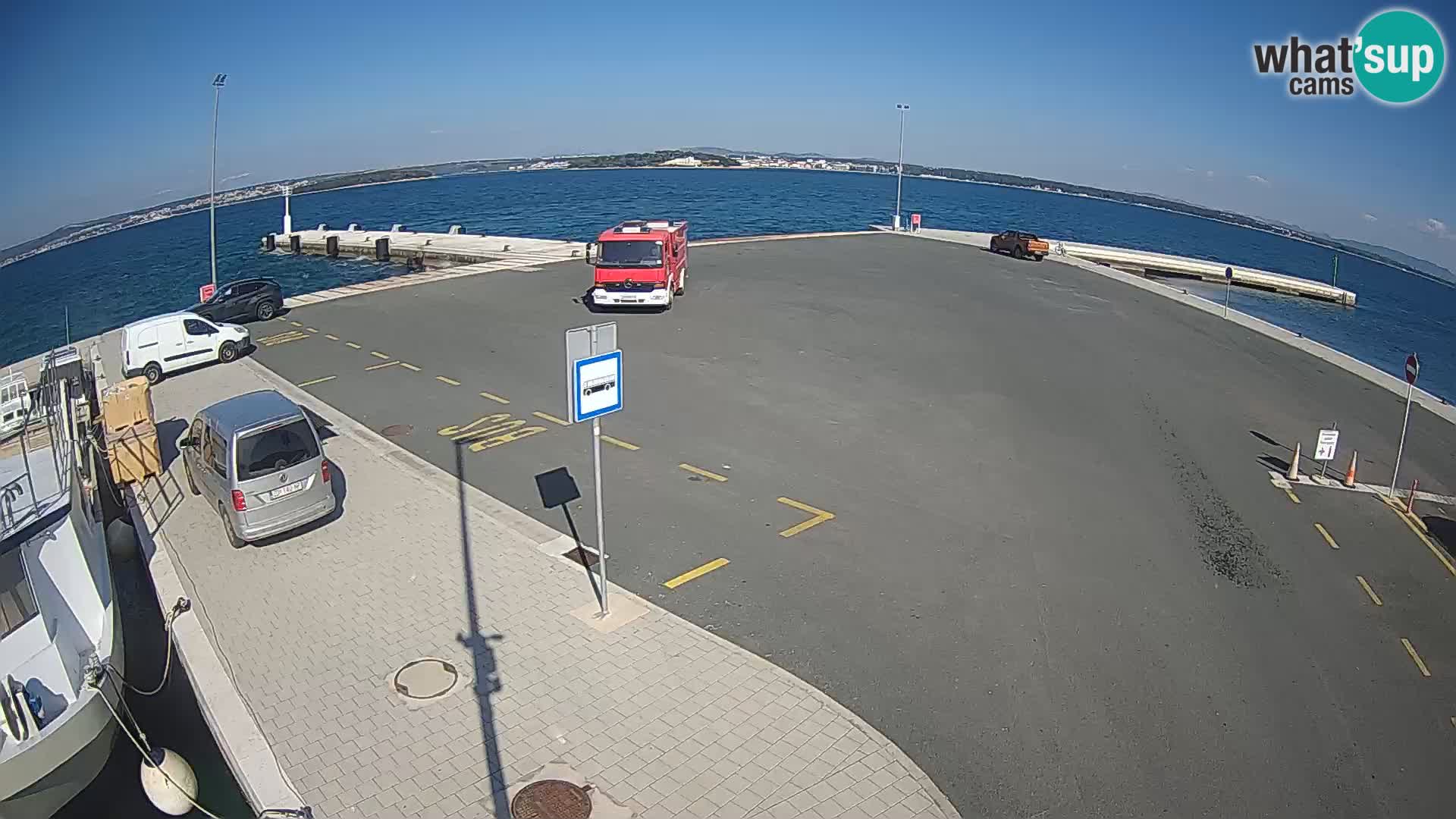 Tkon Live cam – ferry – Dalmatia – Croatia