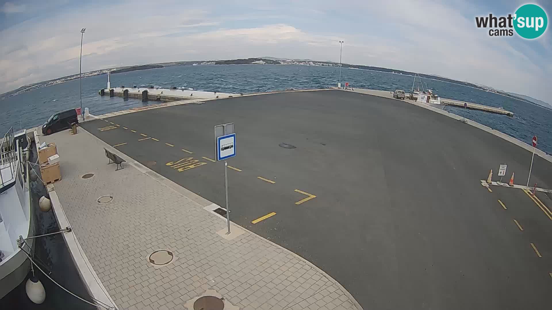 Tkon Live cam – ferry – Dalmatie – Croatie