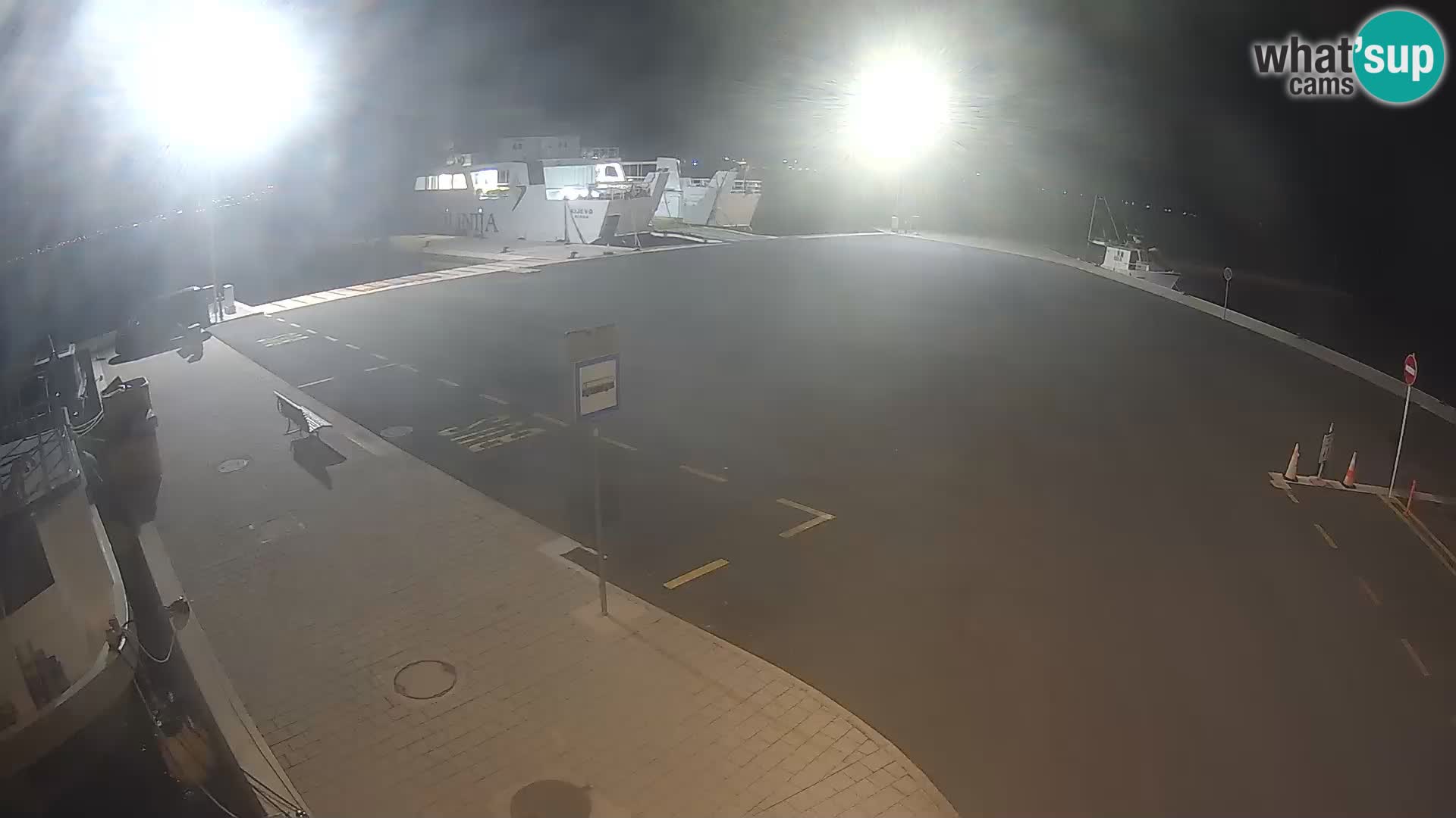 Tkon Live cam – ferry – Dalmatie – Croatie