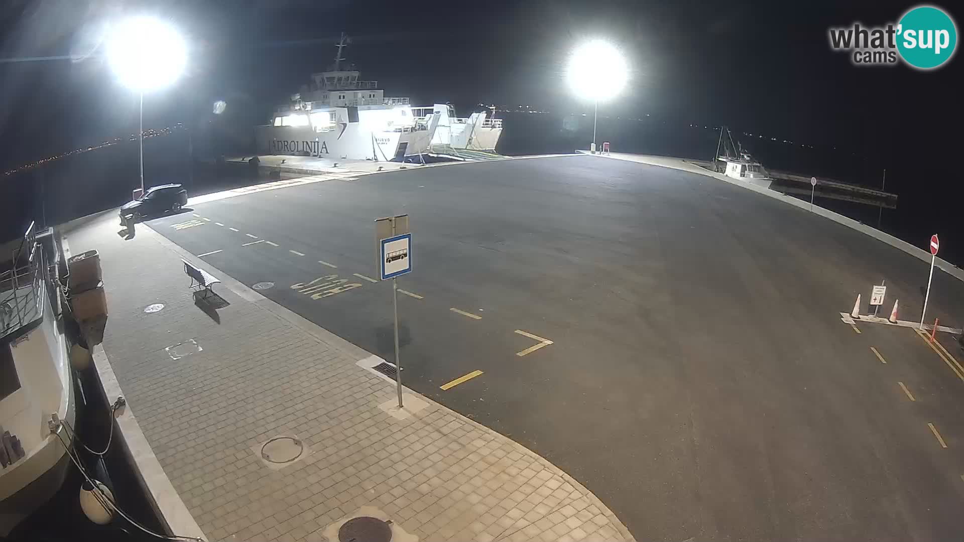Tkon Live cam – ferry – Dalmatie – Croatie
