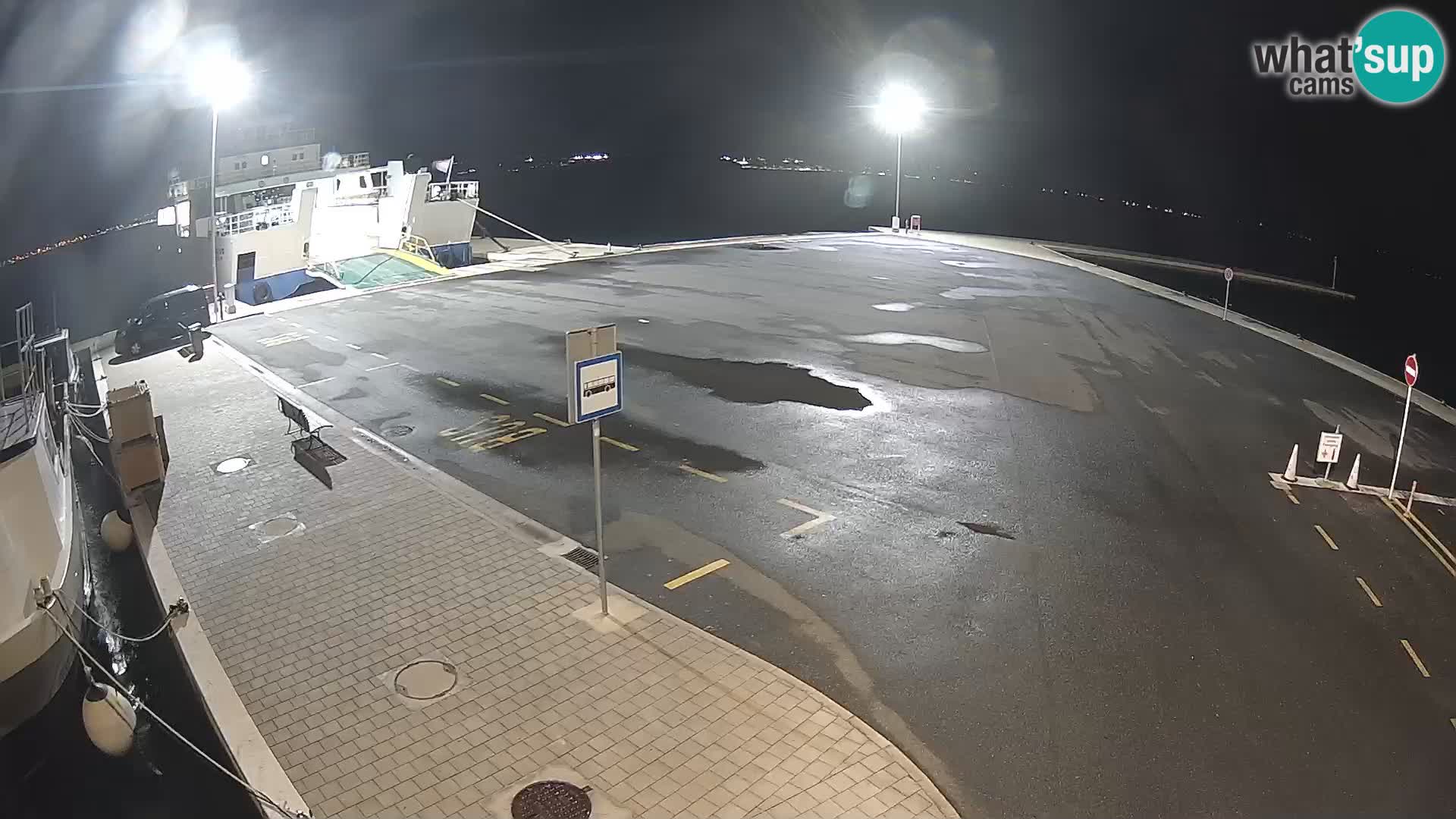Tkon Live cam – ferry – Dalmatie – Croatie