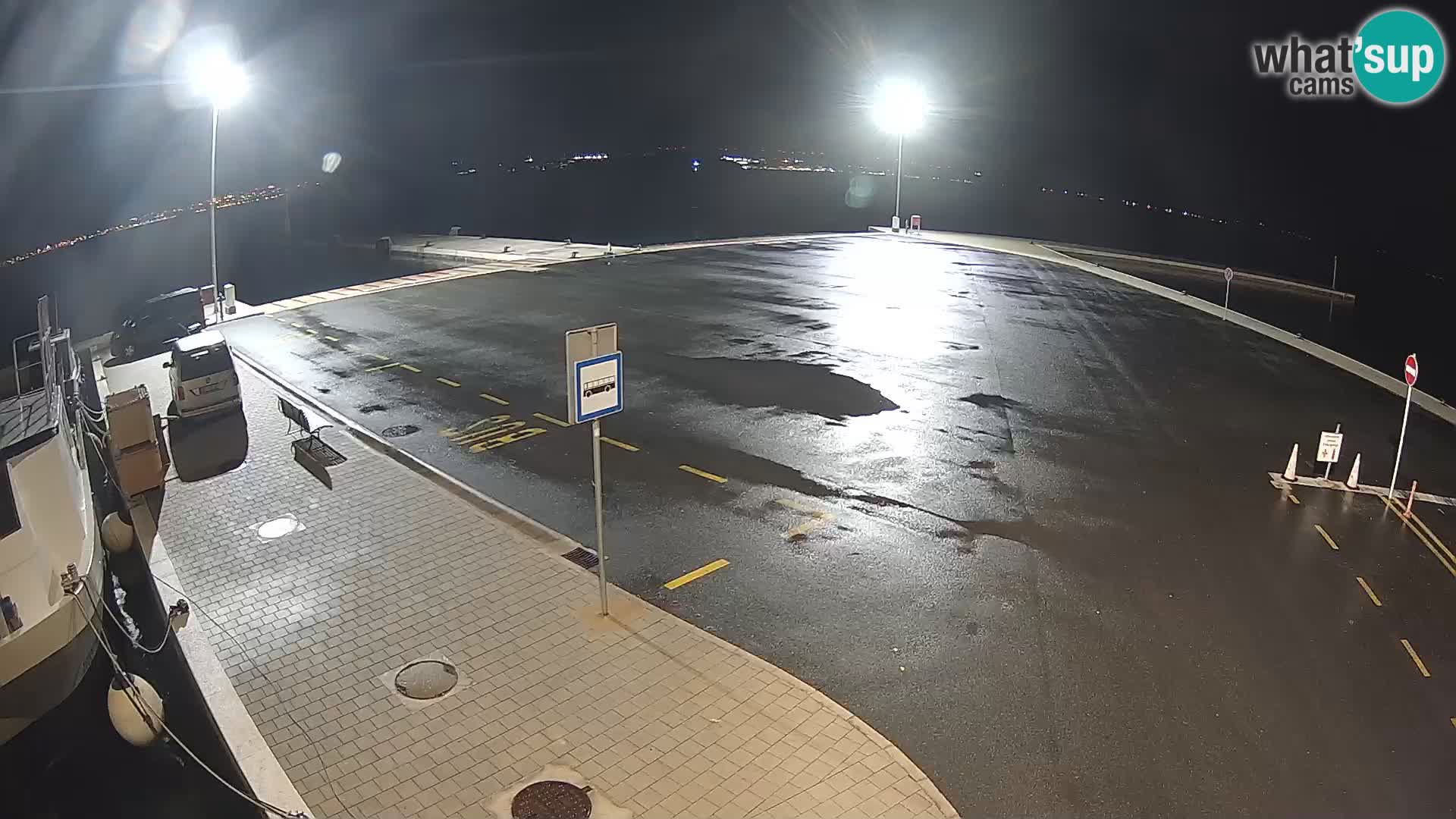 Tkon Live cam – ferry – Dalmatie – Croatie