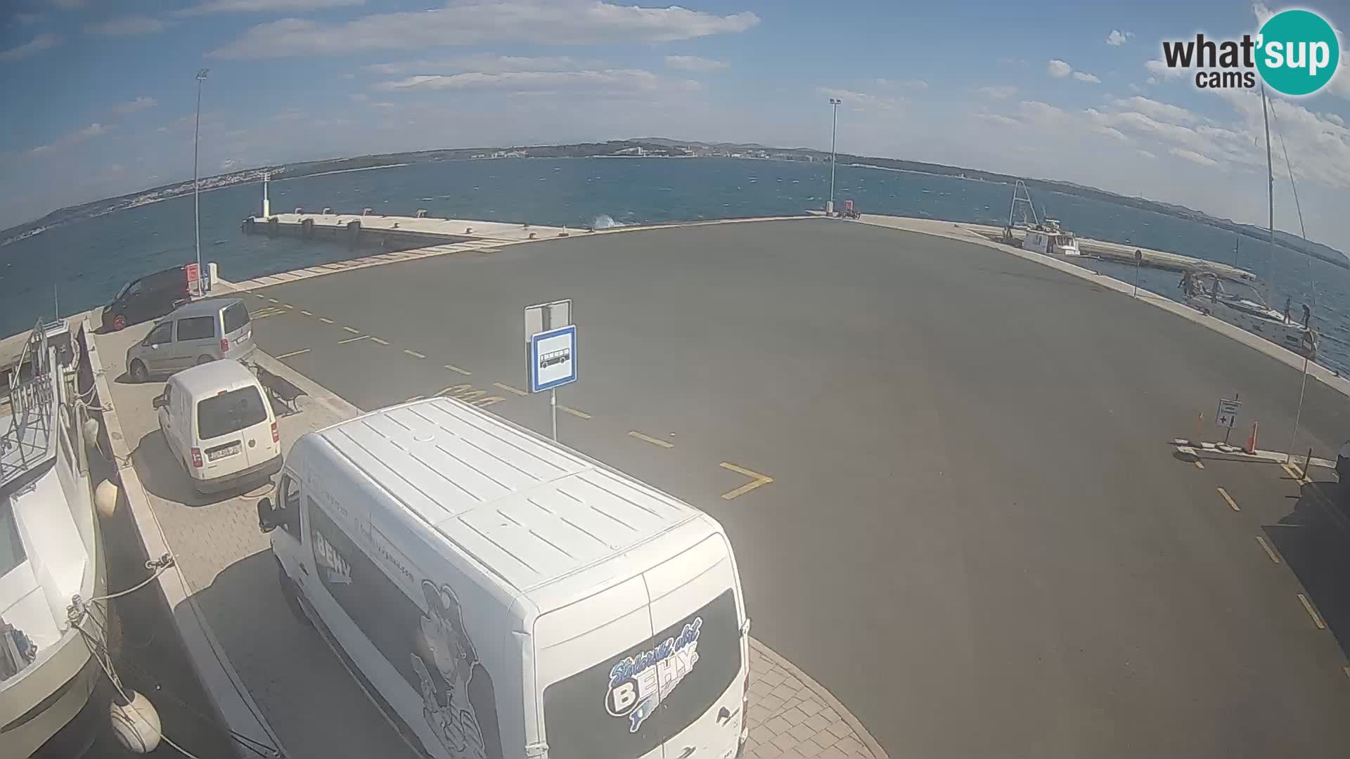 Tkon Live cam – ferry – Dalmatia – Croatia