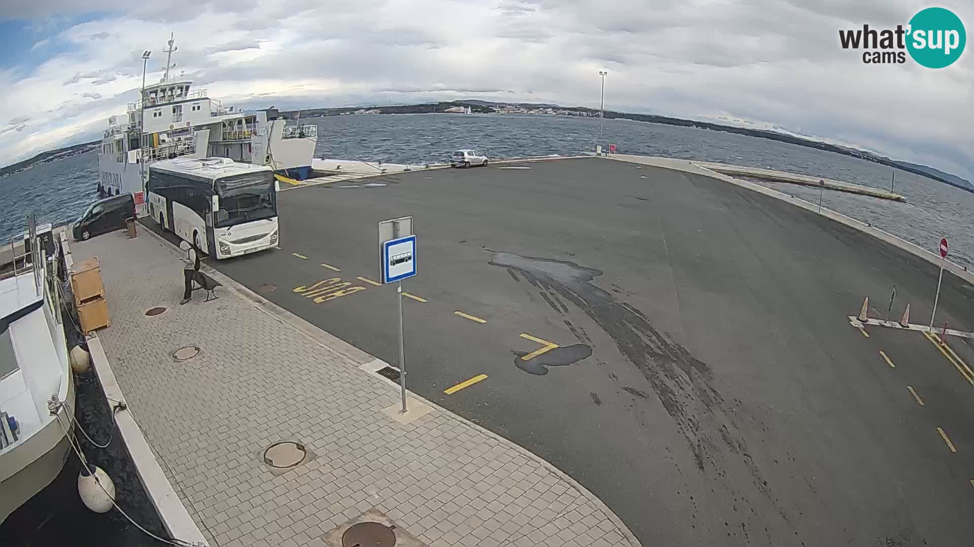 Tkon Live cam – ferry – Dalmatia – Croatia