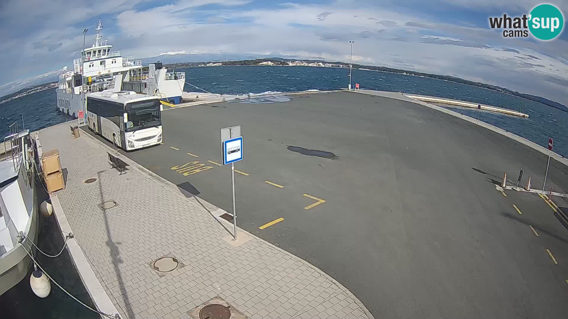 Tkon Live cam – ferry – Dalmatia – Croatia