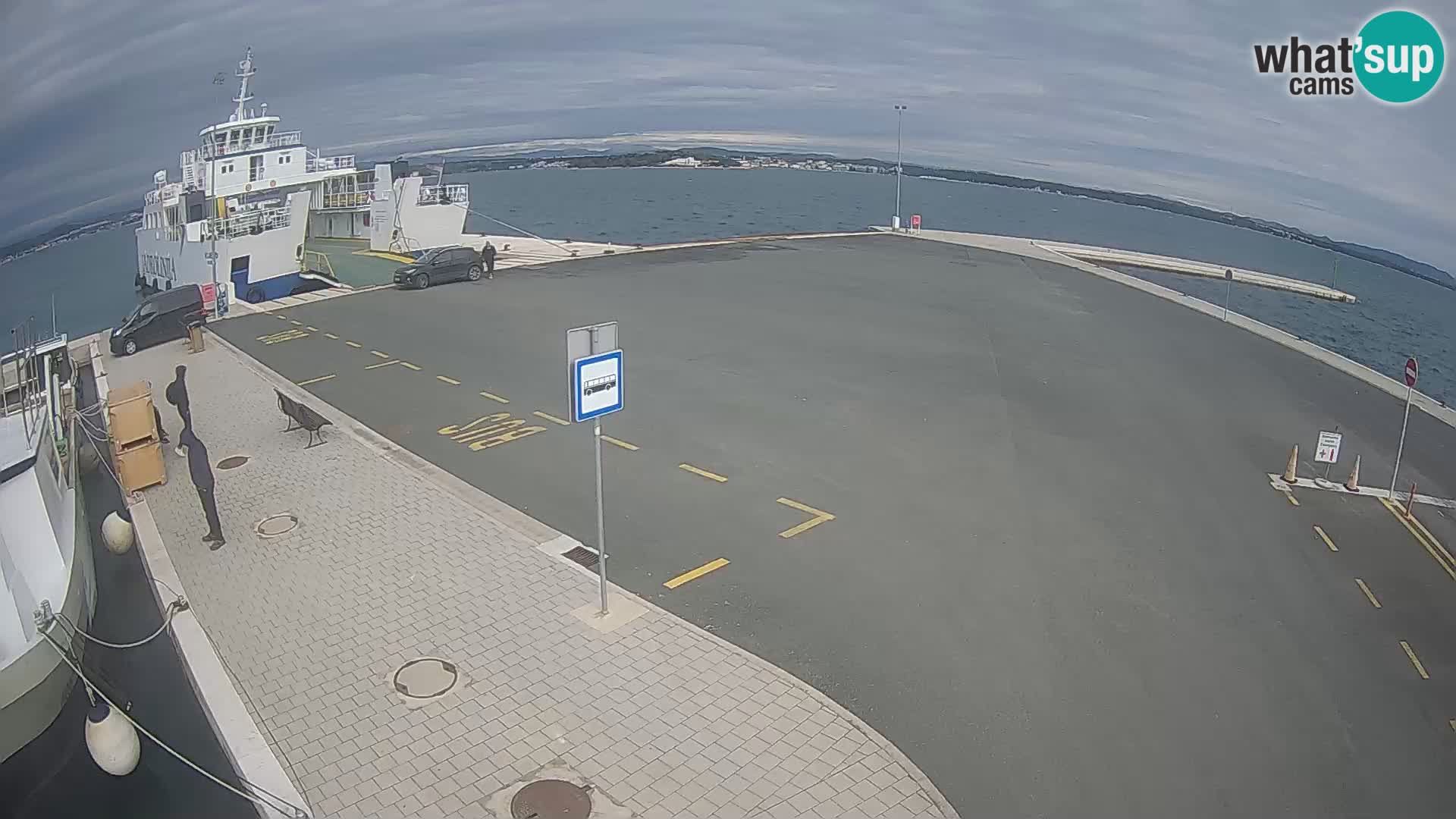 Tkon Live cam – ferry – Dalmatie – Croatie