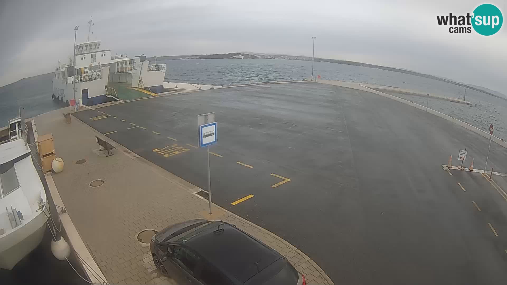 Tkon Live cam – ferry – Dalmatie – Croatie