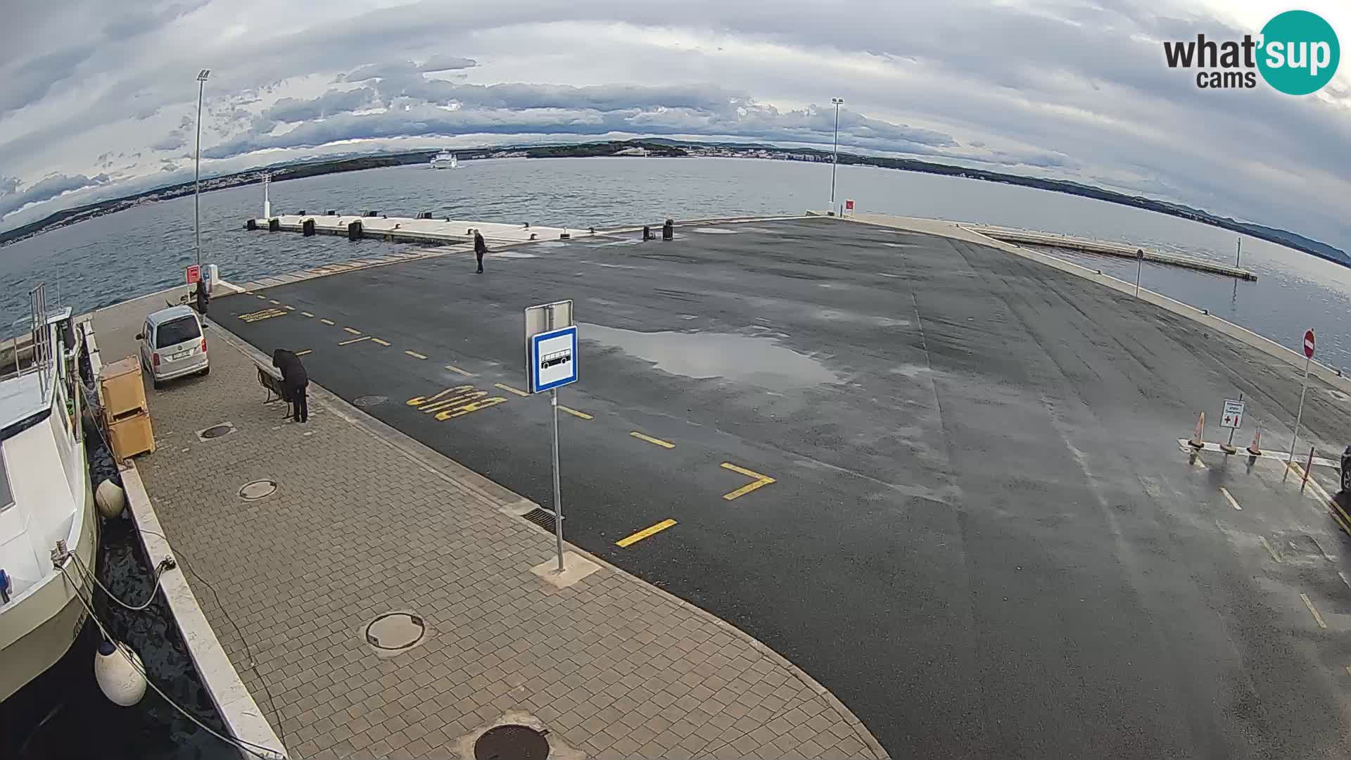 Tkon Live cam – ferry – Dalmatie – Croatie