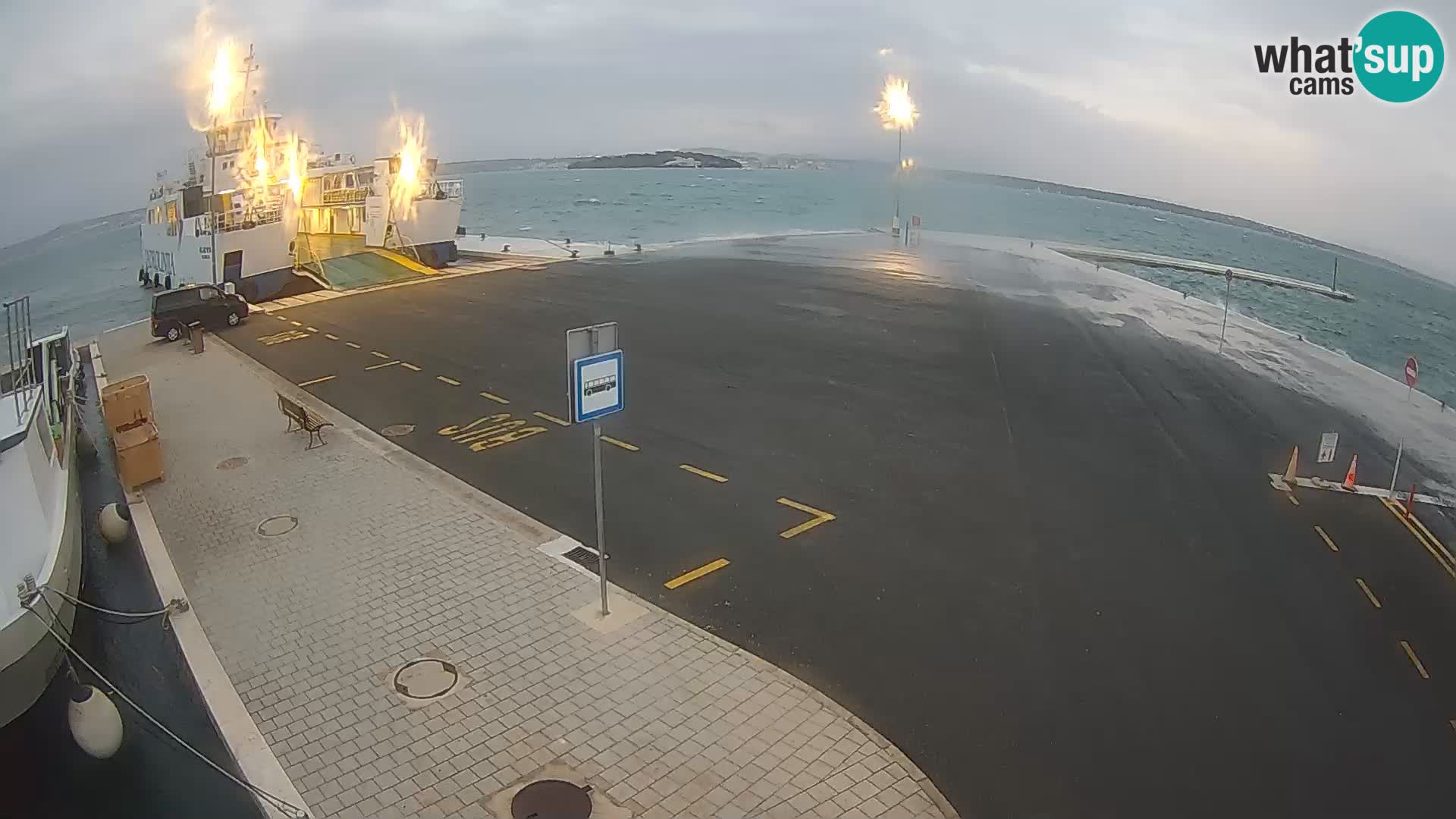 Tkon Live cam – ferry – Dalmatia – Croatia