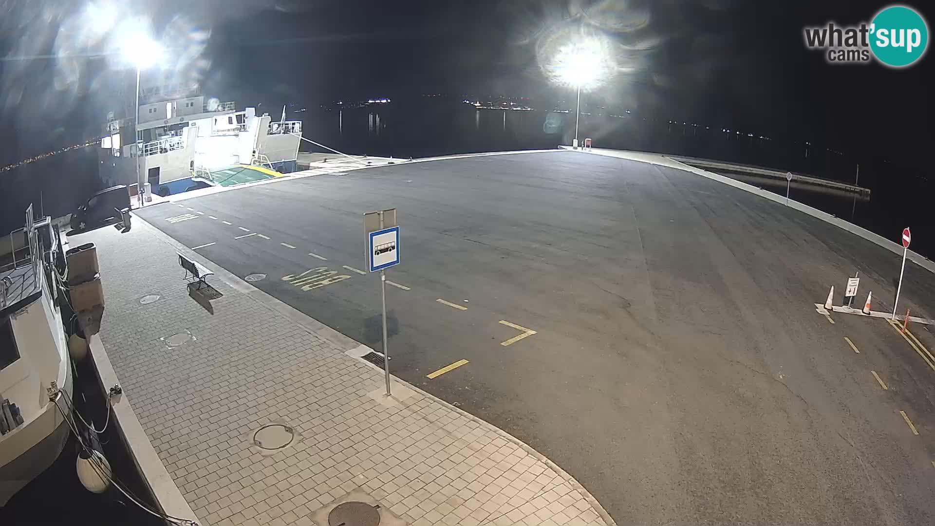 Tkon Live cam – ferry – Dalmatie – Croatie