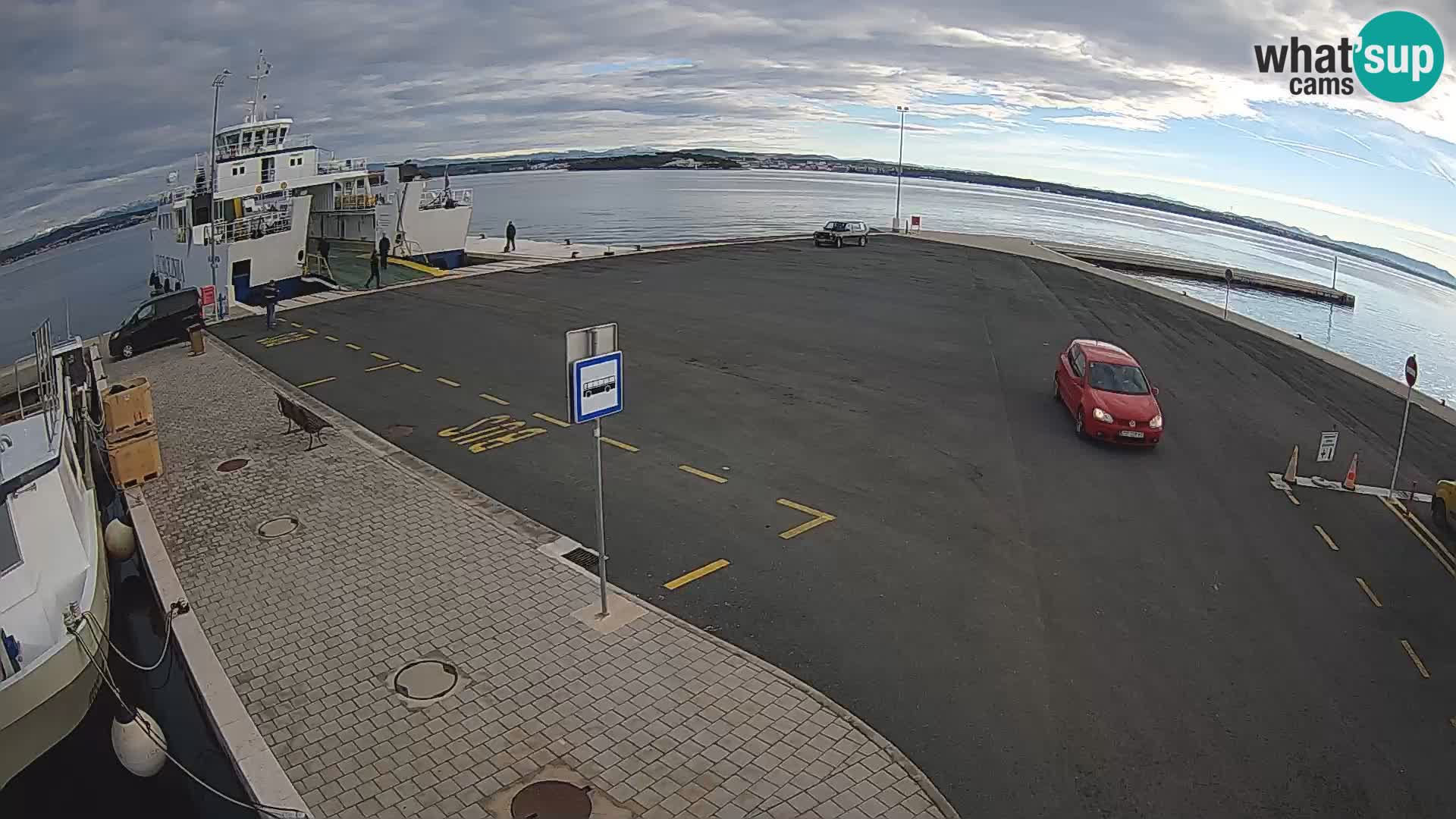 Tkon Live cam – ferry – Dalmatia – Croatia