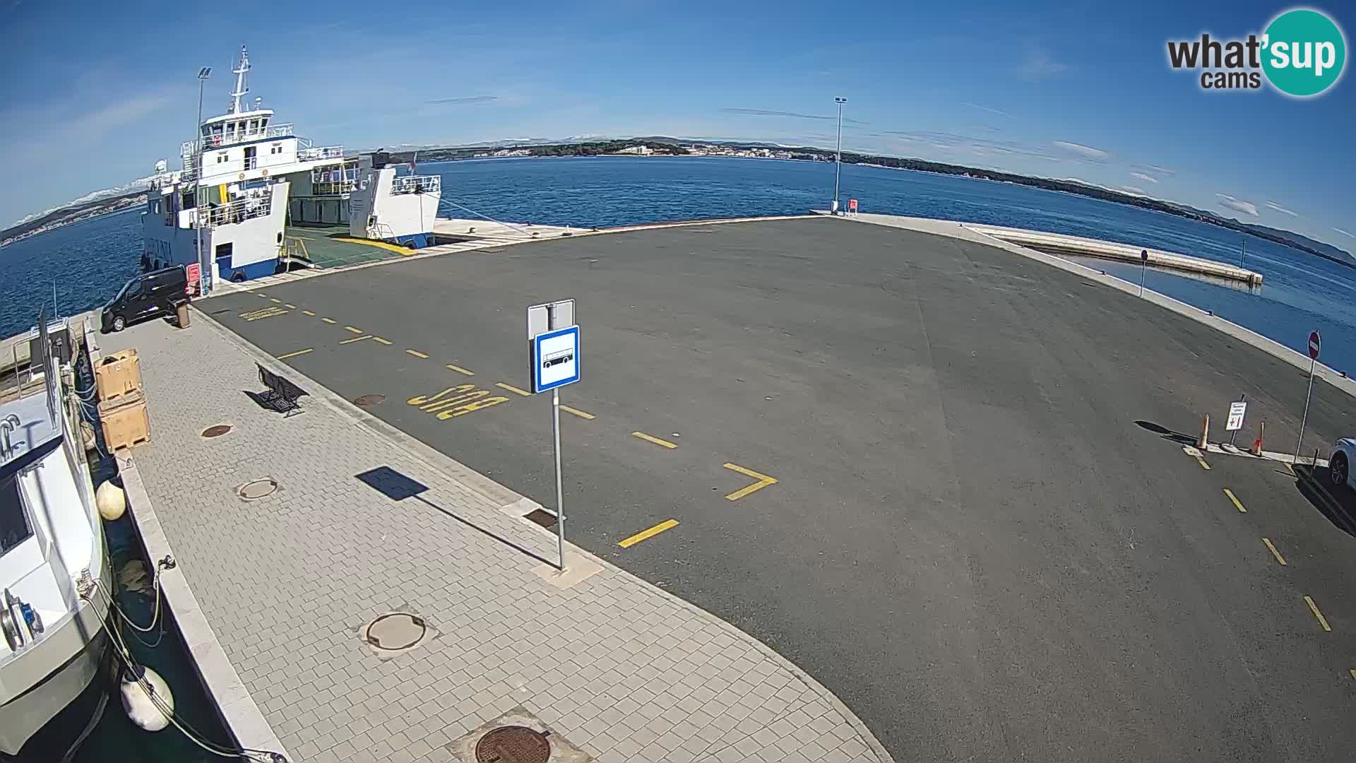 Tkon Live cam – ferry – Dalmatia – Croatia