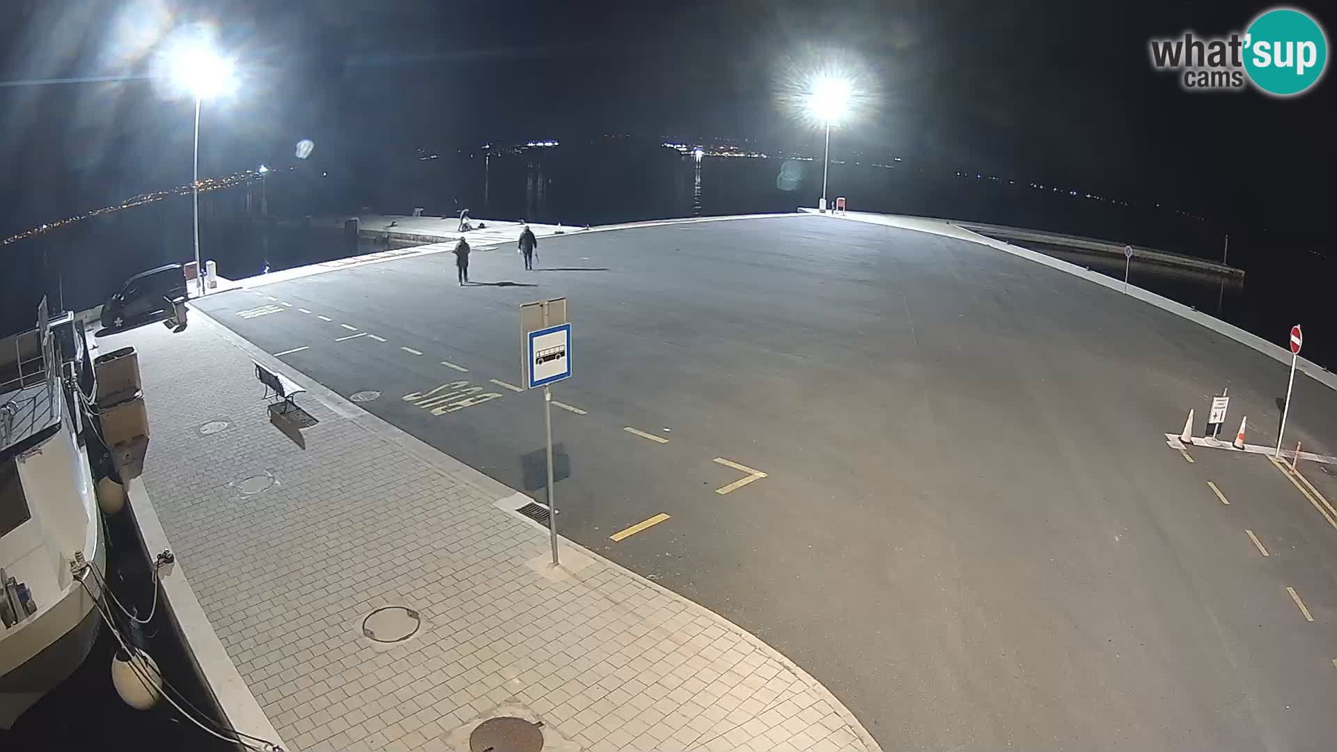 Tkon Live cam – ferry – Dalmatie – Croatie