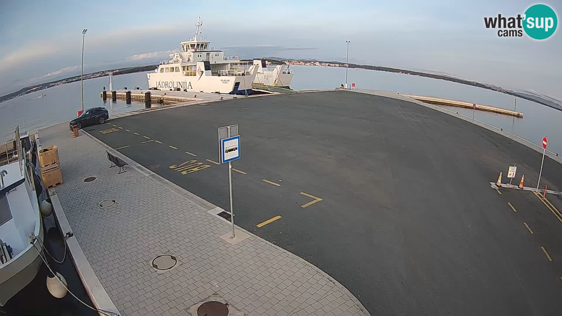Tkon Live cam – ferry – Dalmatia – Croatia